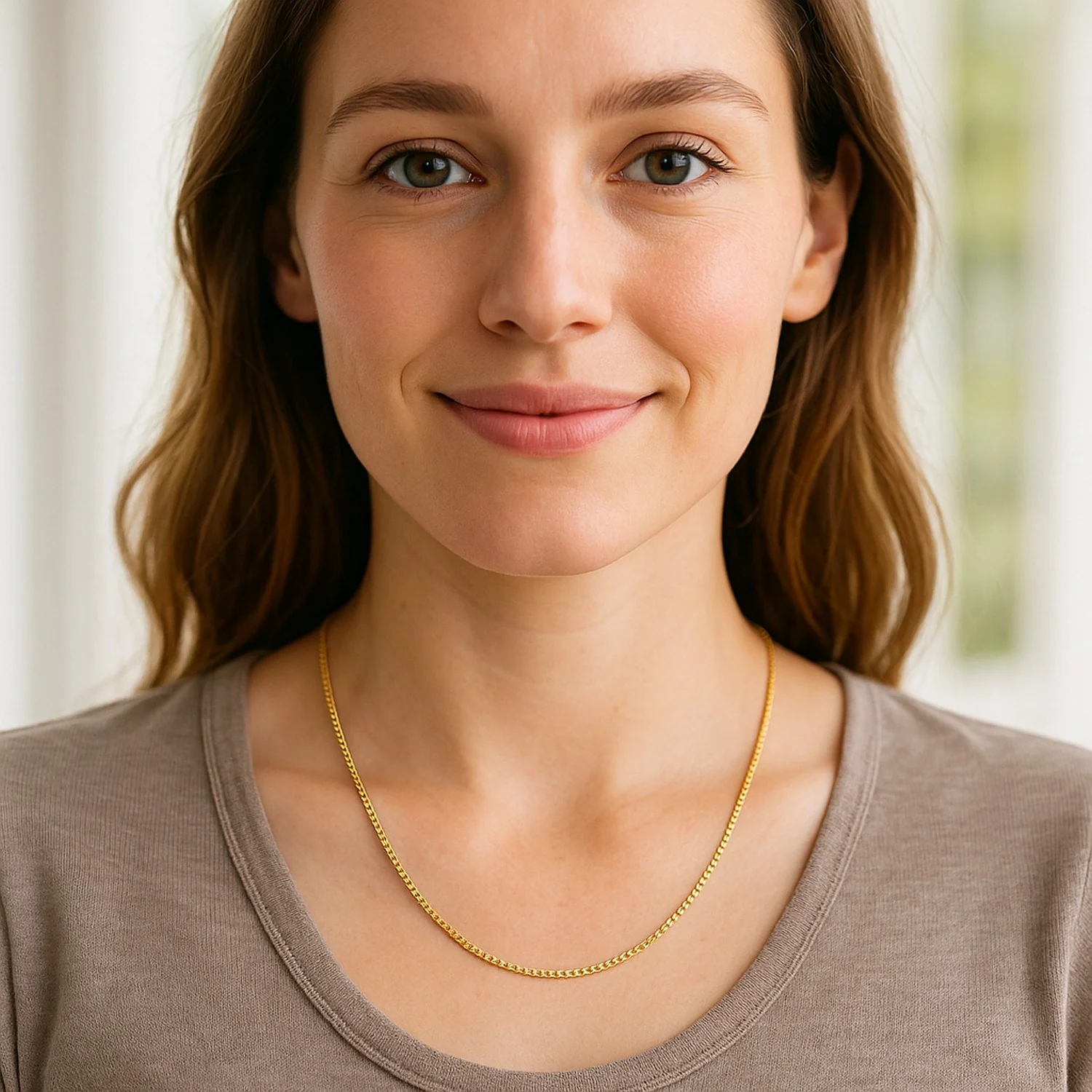 10k Yellow Gold Classic Box Chain 1.4mm - Image 11