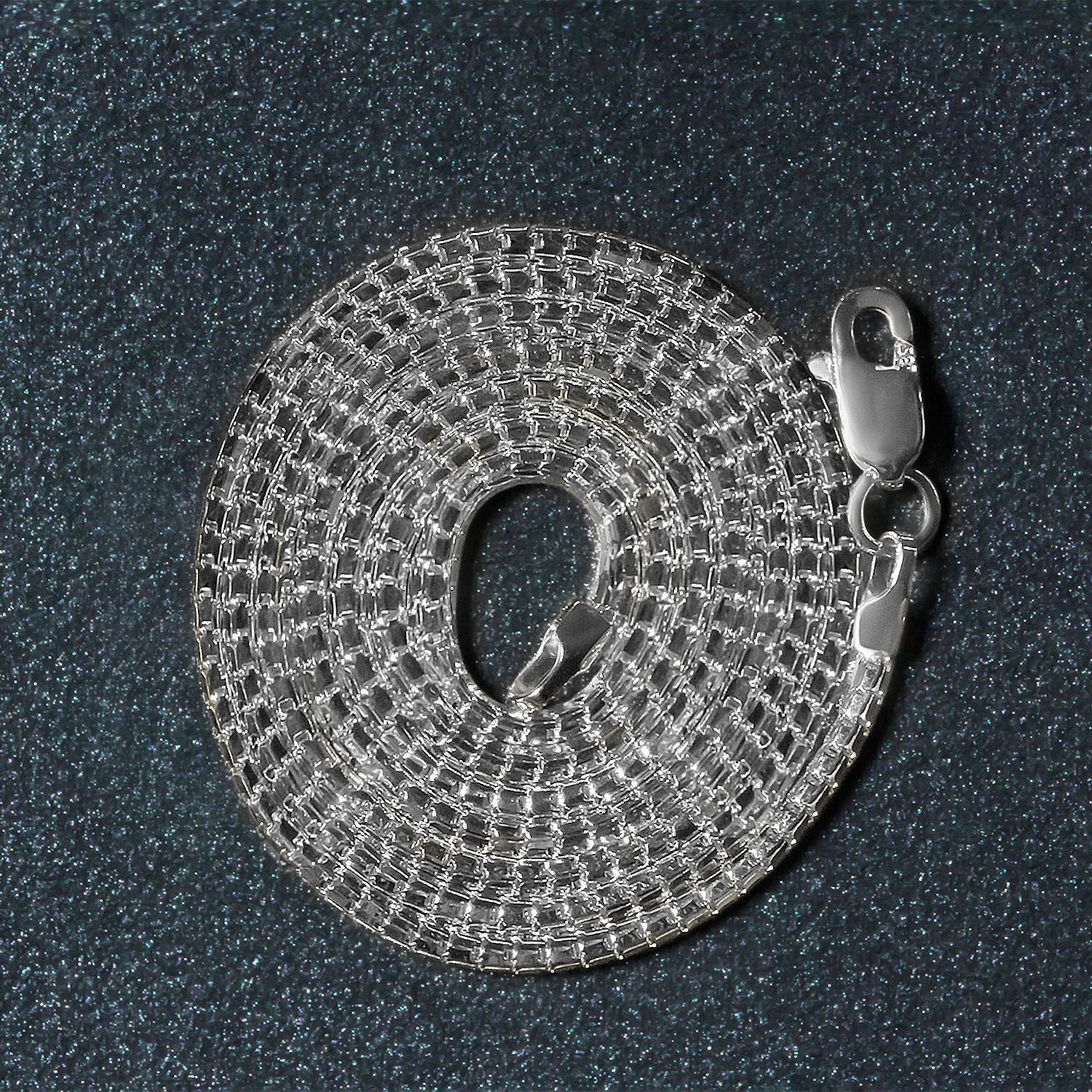 14k White Gold Ice Chain 1.3mm - Image 26