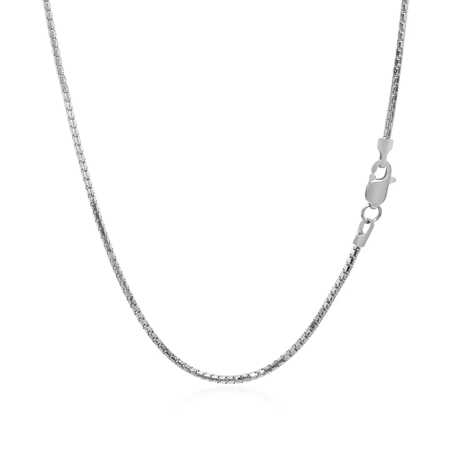 14k White Gold Ice Chain 1.3mm - Image 7