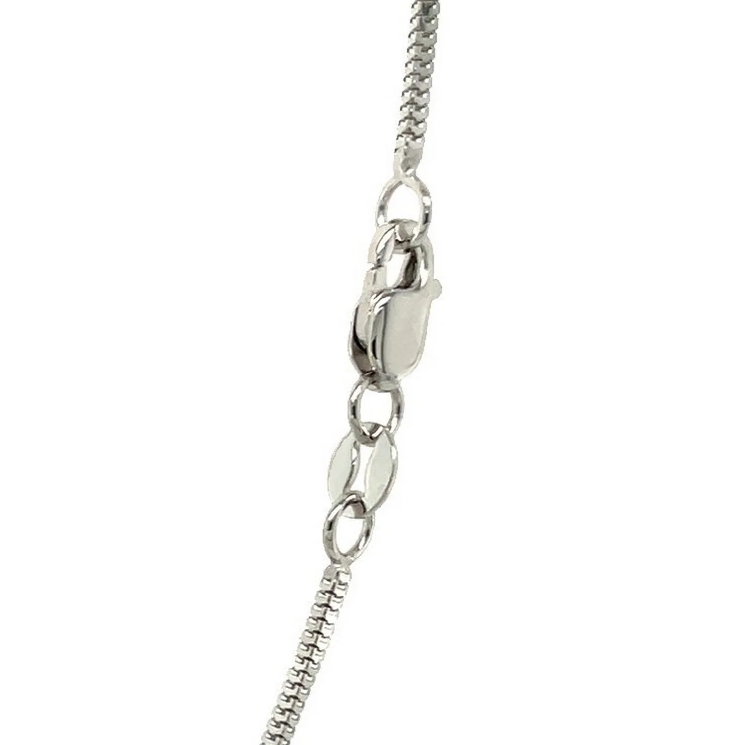 14k White Gold Milano Chain 1.1mm - Image 27