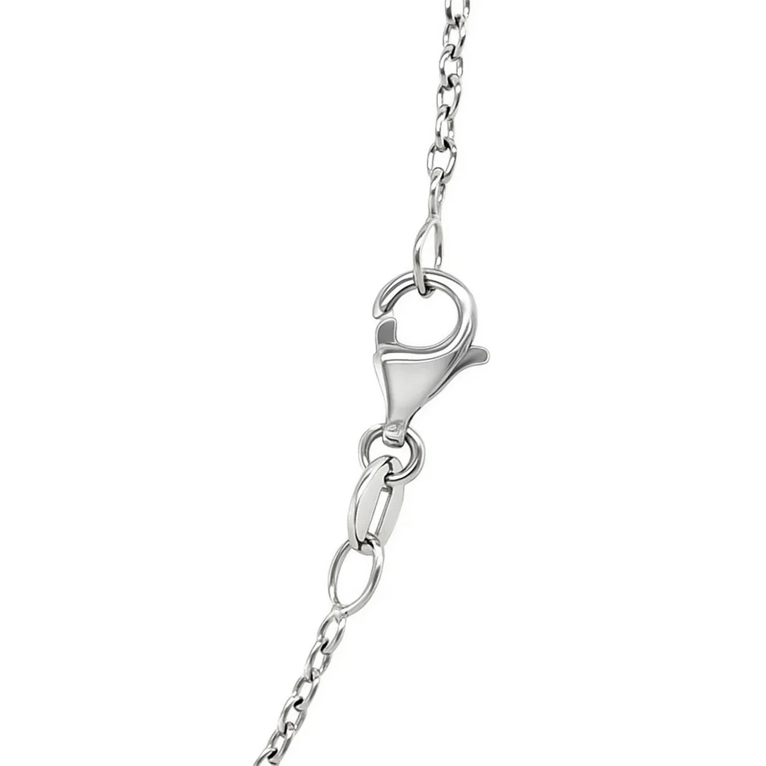 14k White Gold Round Cable Link Chain 1.5mm - Image 22