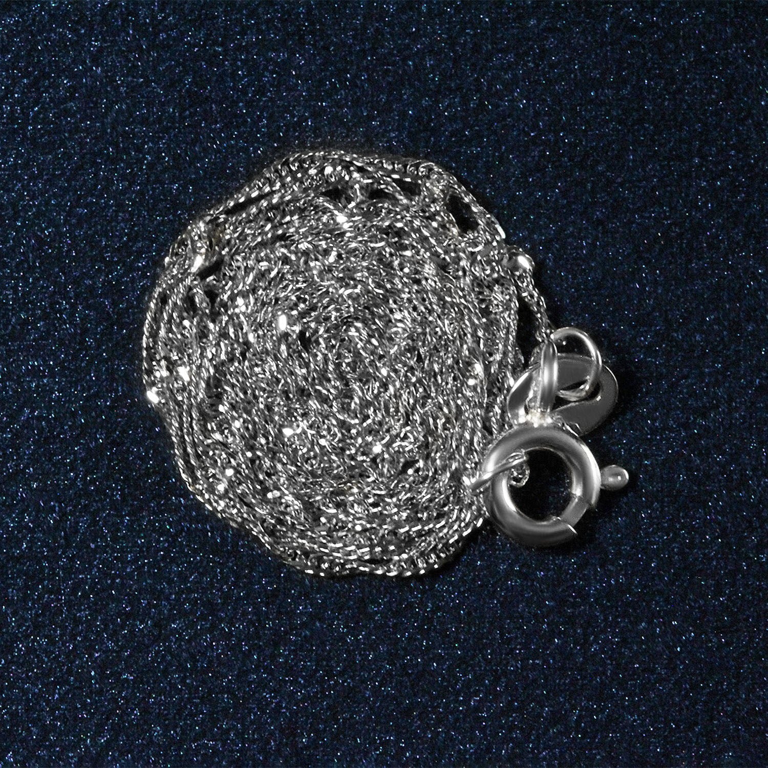 14k White Gold Singapore Chain 1.0mm - Image 20