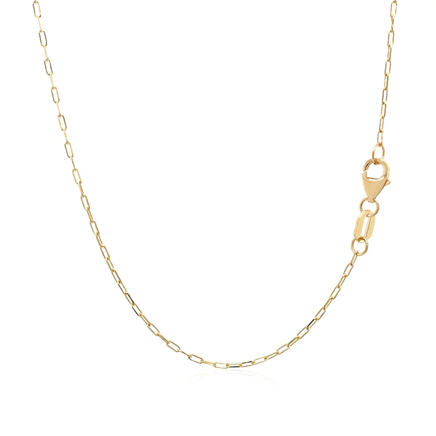 14k Yellow Gold 18 inch Necklace with Polished Butterflies and Beads - Image 9