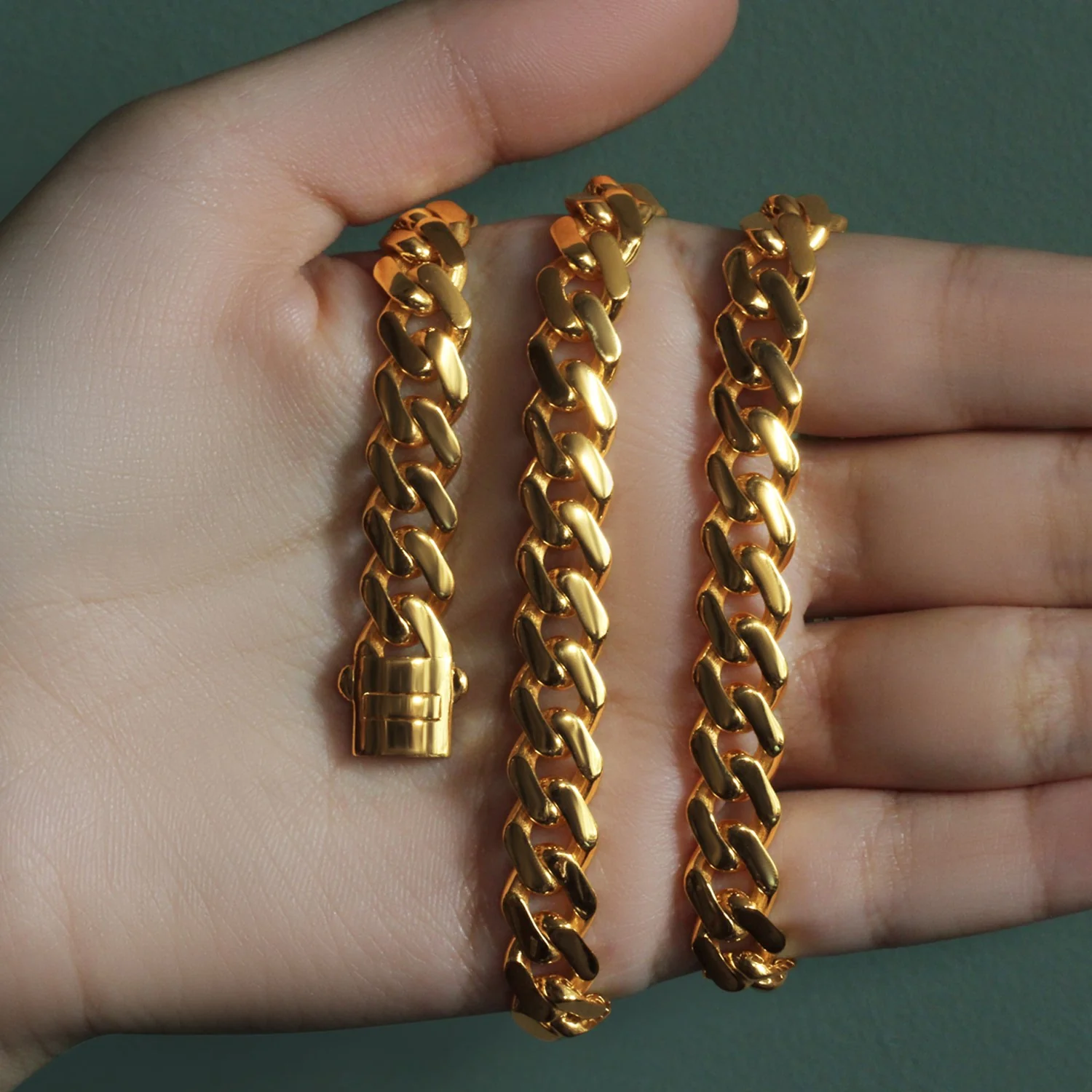 14k Yellow Gold 22 inch Polished Curb Chain Necklace - Image 20