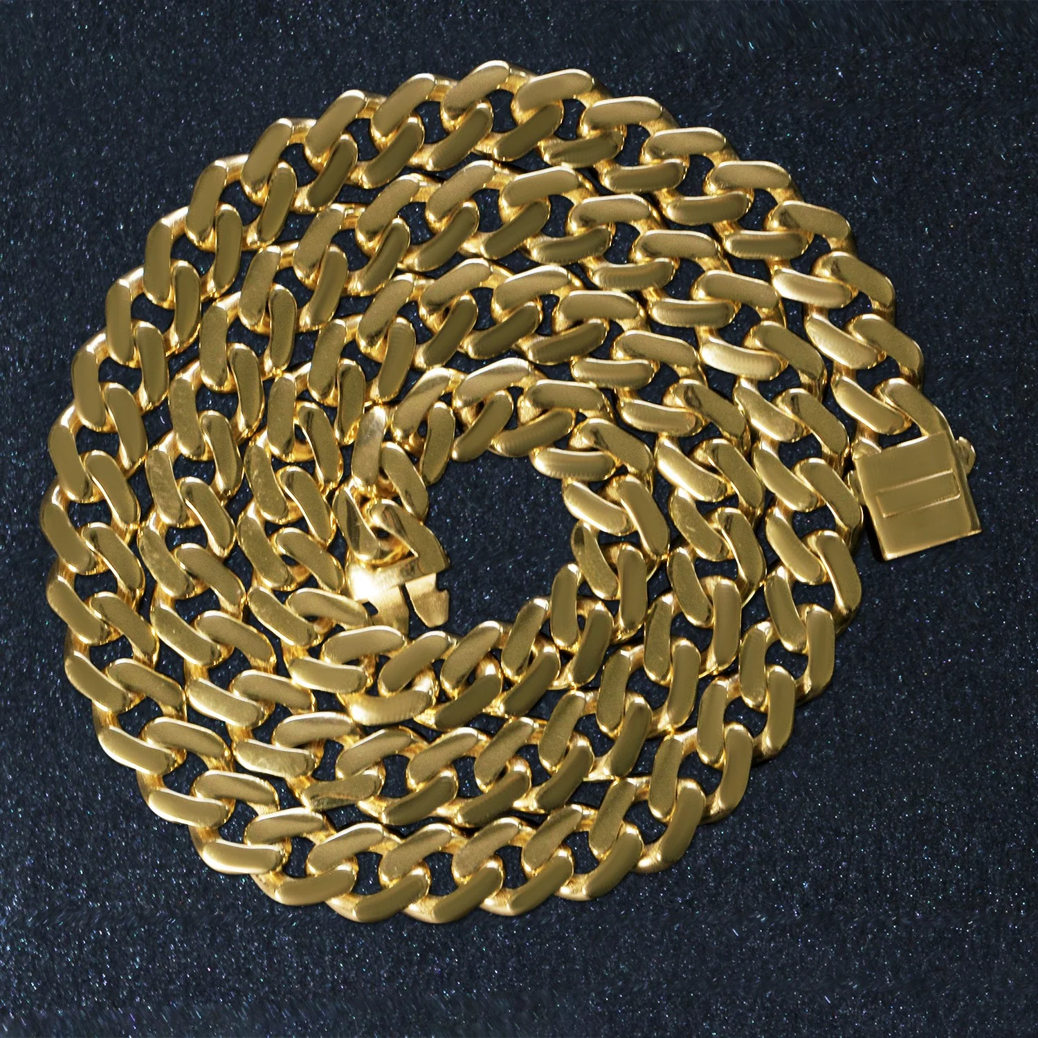 14k Yellow Gold 22 inch Polished Curb Chain Necklace - Image 26