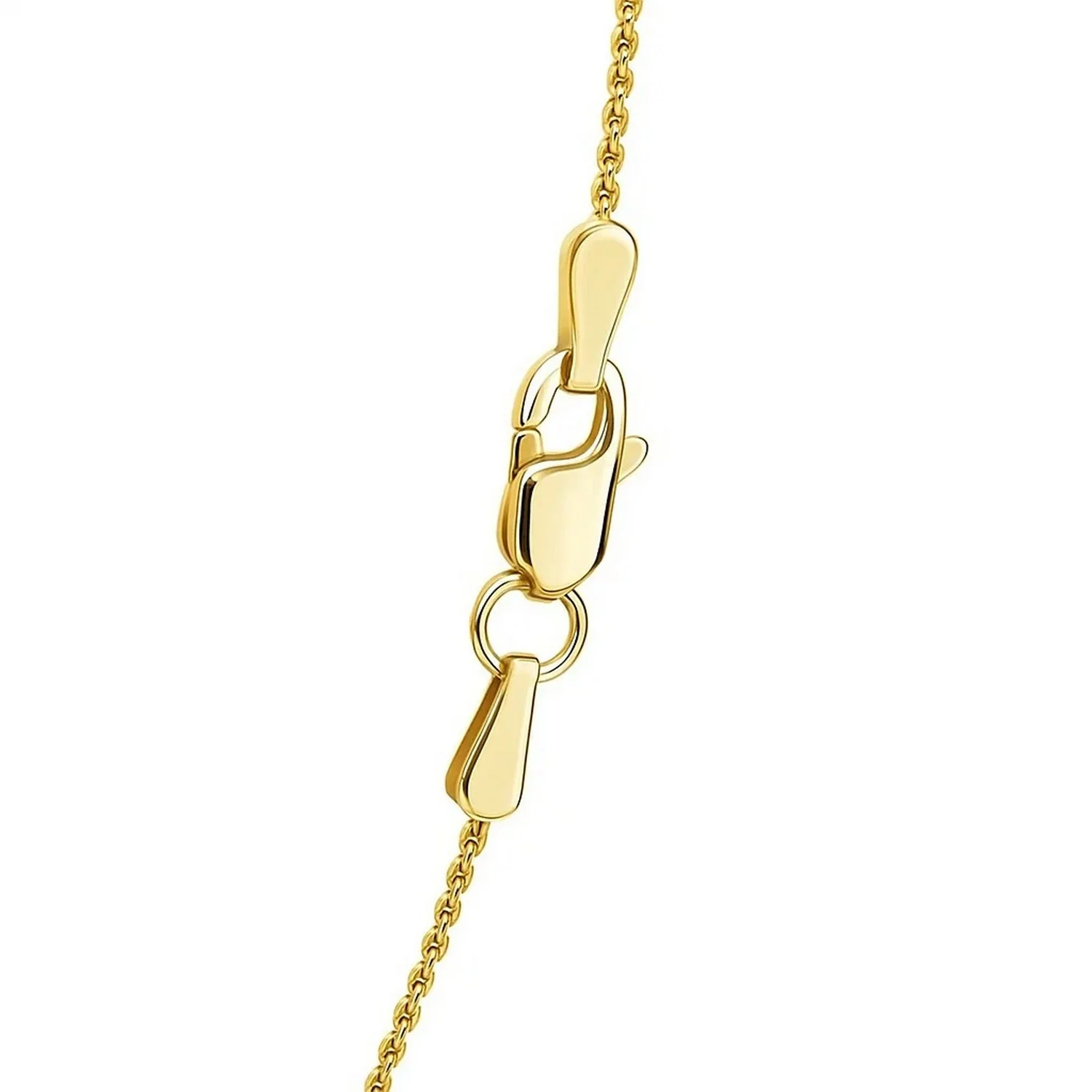 14k Yellow Gold Diamond Cut Round Wheat Chain 1.0mm - Image 41