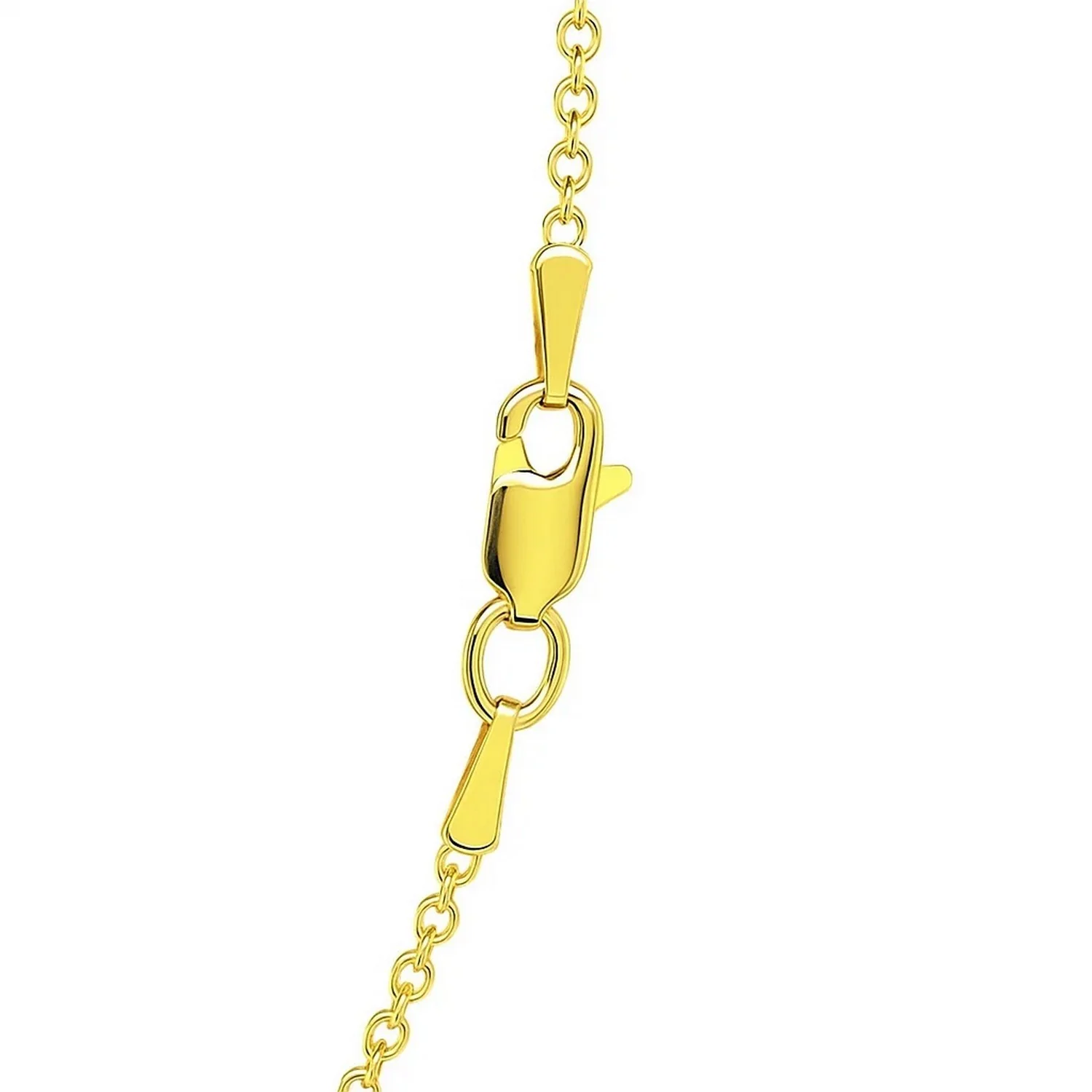 14k Yellow Gold Forsantina Lite Cable Link Chain 1.9mm - Image 7