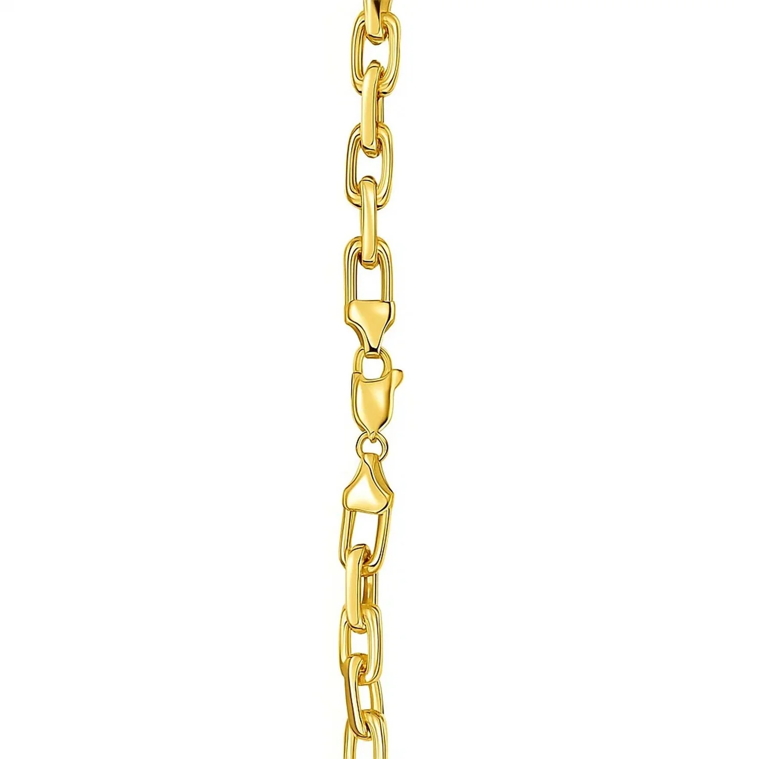 14k Yellow Gold French Cable Link Chain 4.8 mm - Image 7