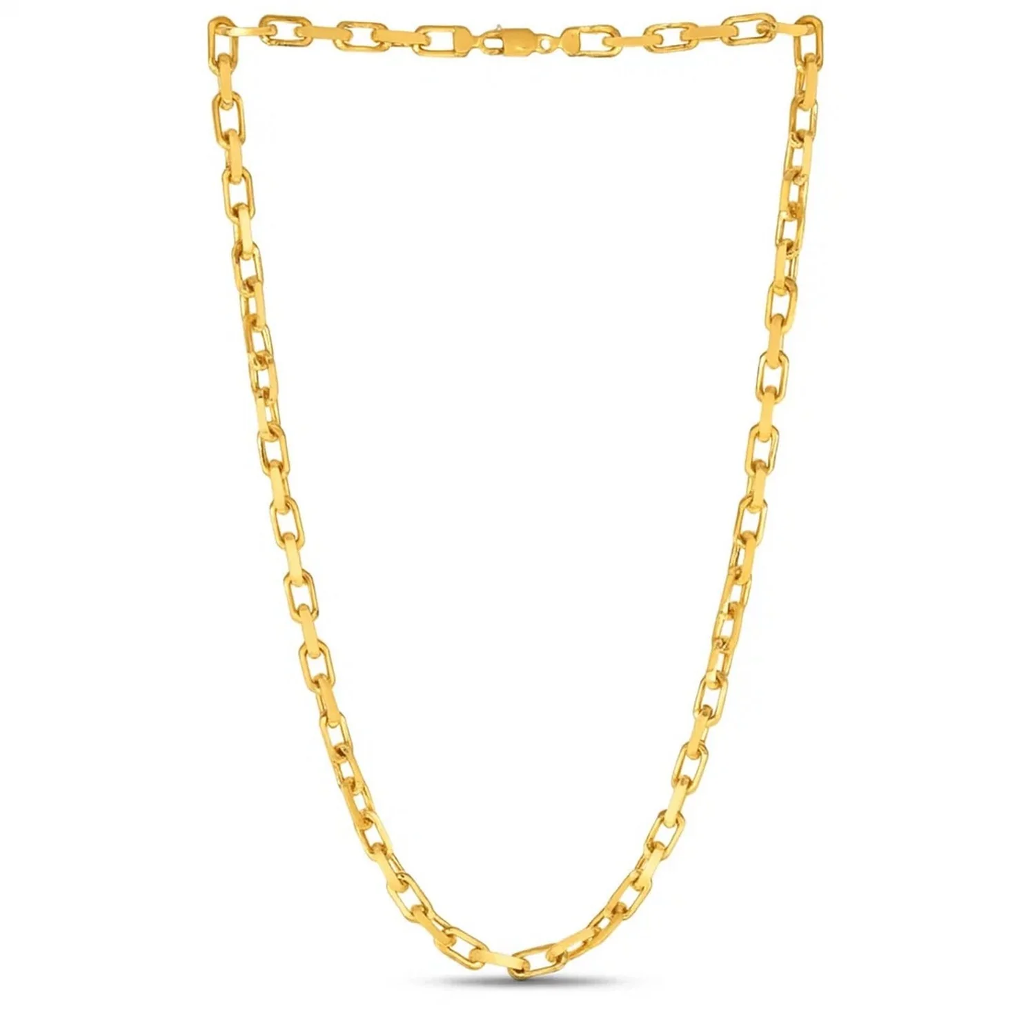 14k Yellow Gold French Cable Link Chain 6.1 mm - Image 13