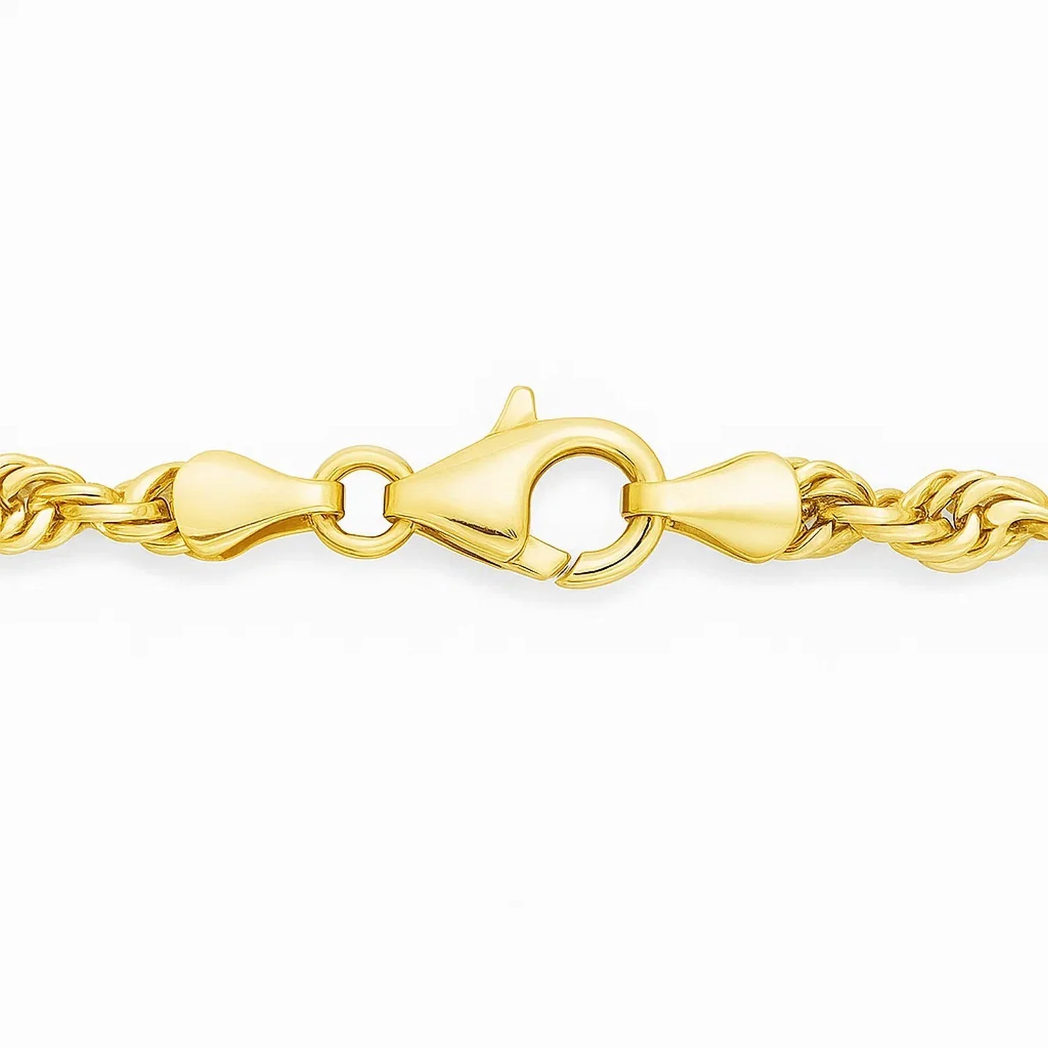 14k Yellow Gold Light Rope Chain (3.70 mm) - Image 3