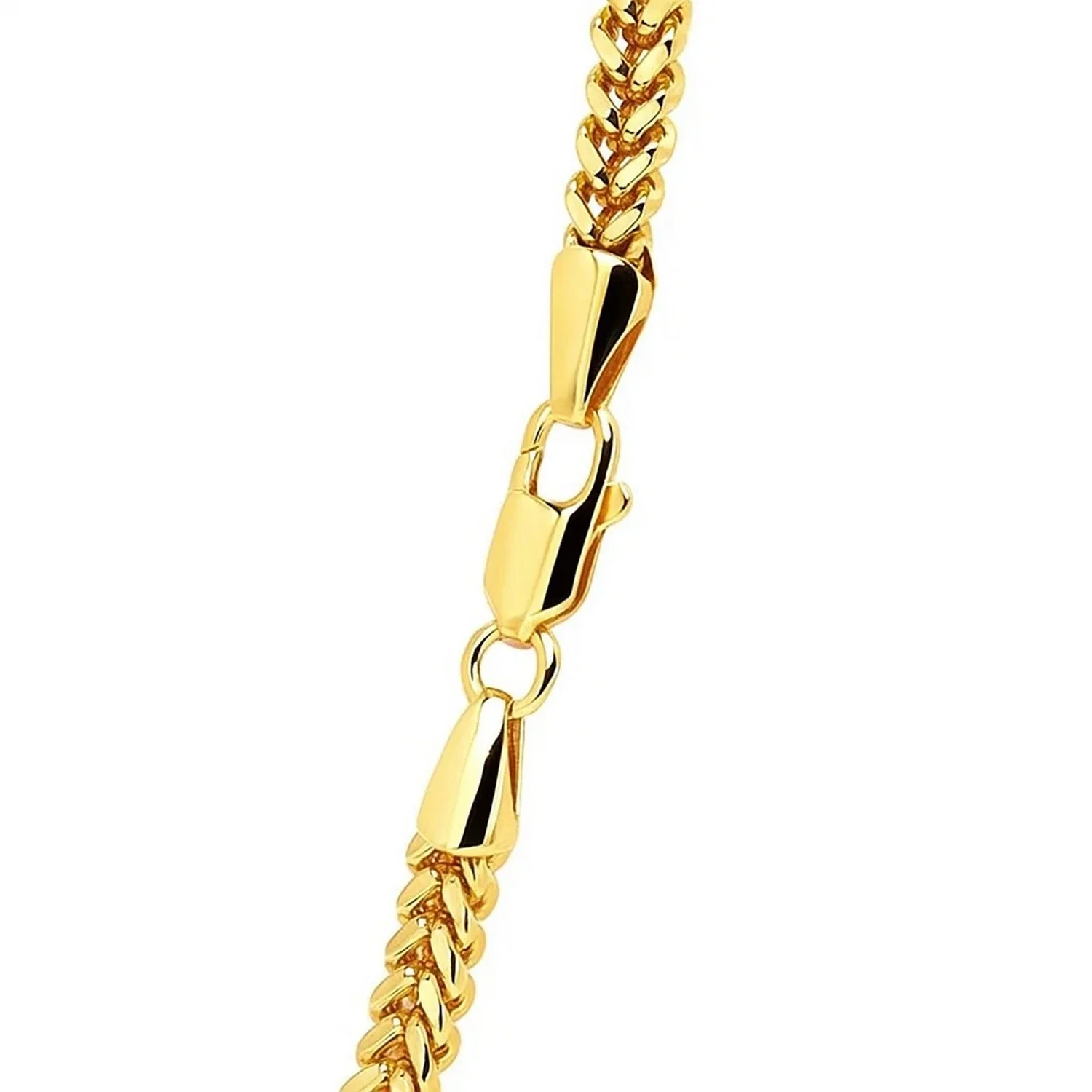 14k Yellow Gold Light Weight Wheat Chain (3.20 mm) - Image 19