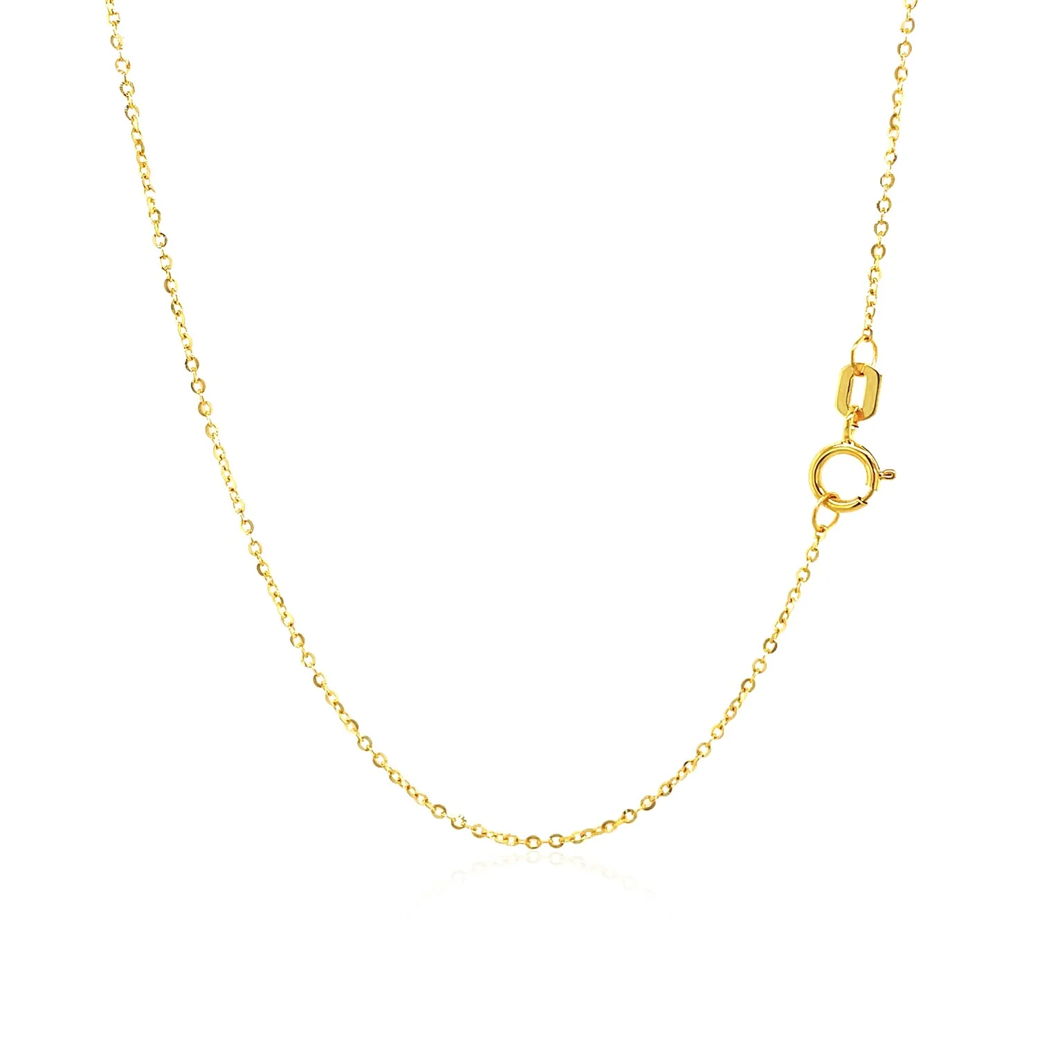14k Yellow Gold Necklace with Eight Pointed Star and Beads - Image 3