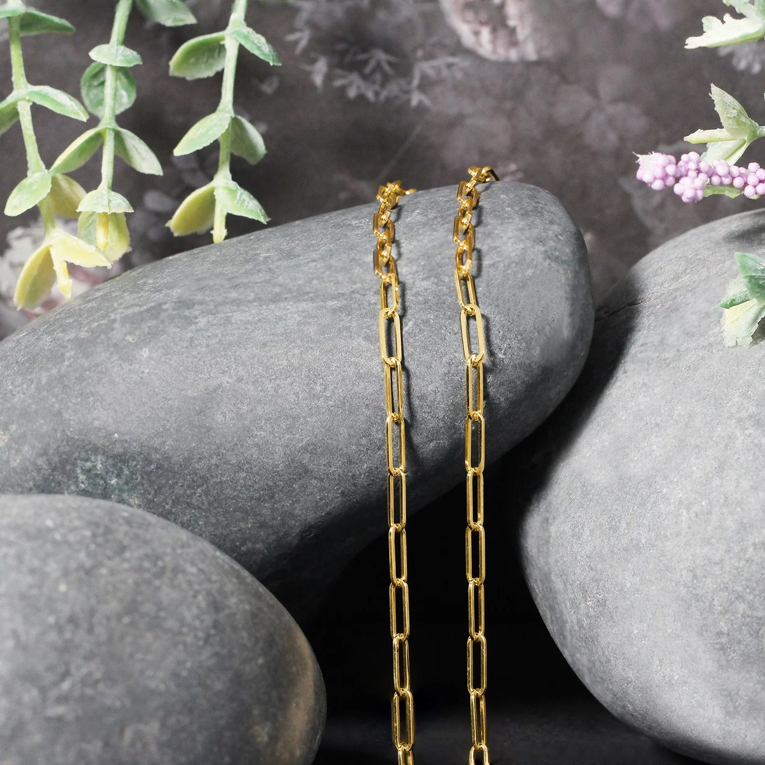 14K Yellow Gold Paperclip Chain (2.5mm) - Image 12