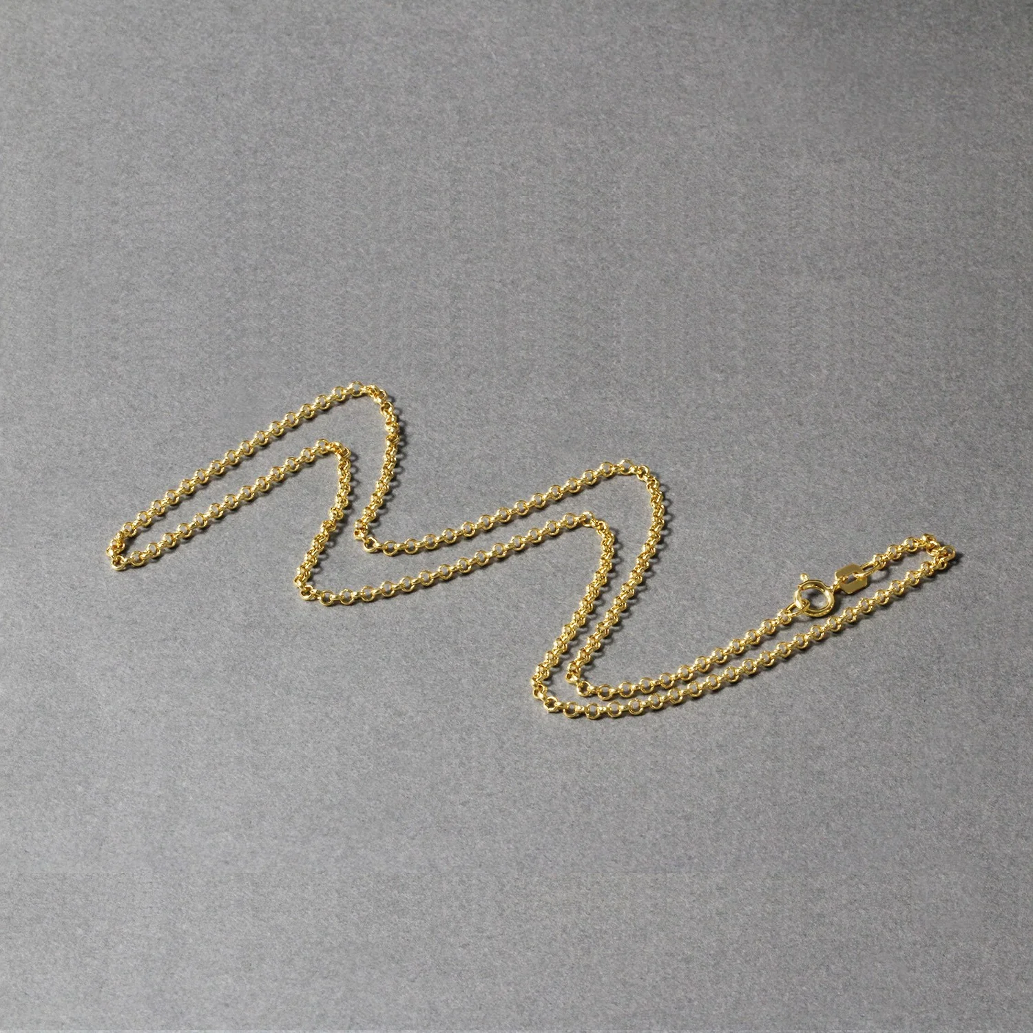 14k Yellow Gold Rolo Chain 1.9mm - Image 21