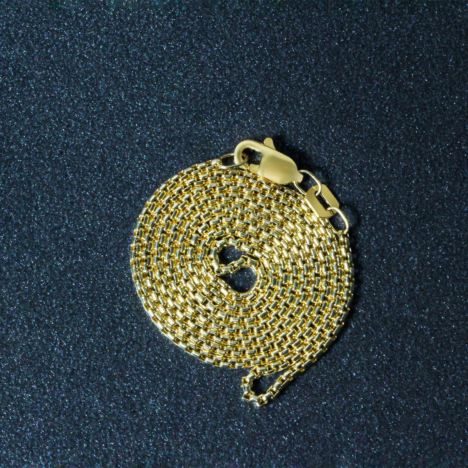 14k Yellow Gold Round Box Chain 1.35 mm - Image 22