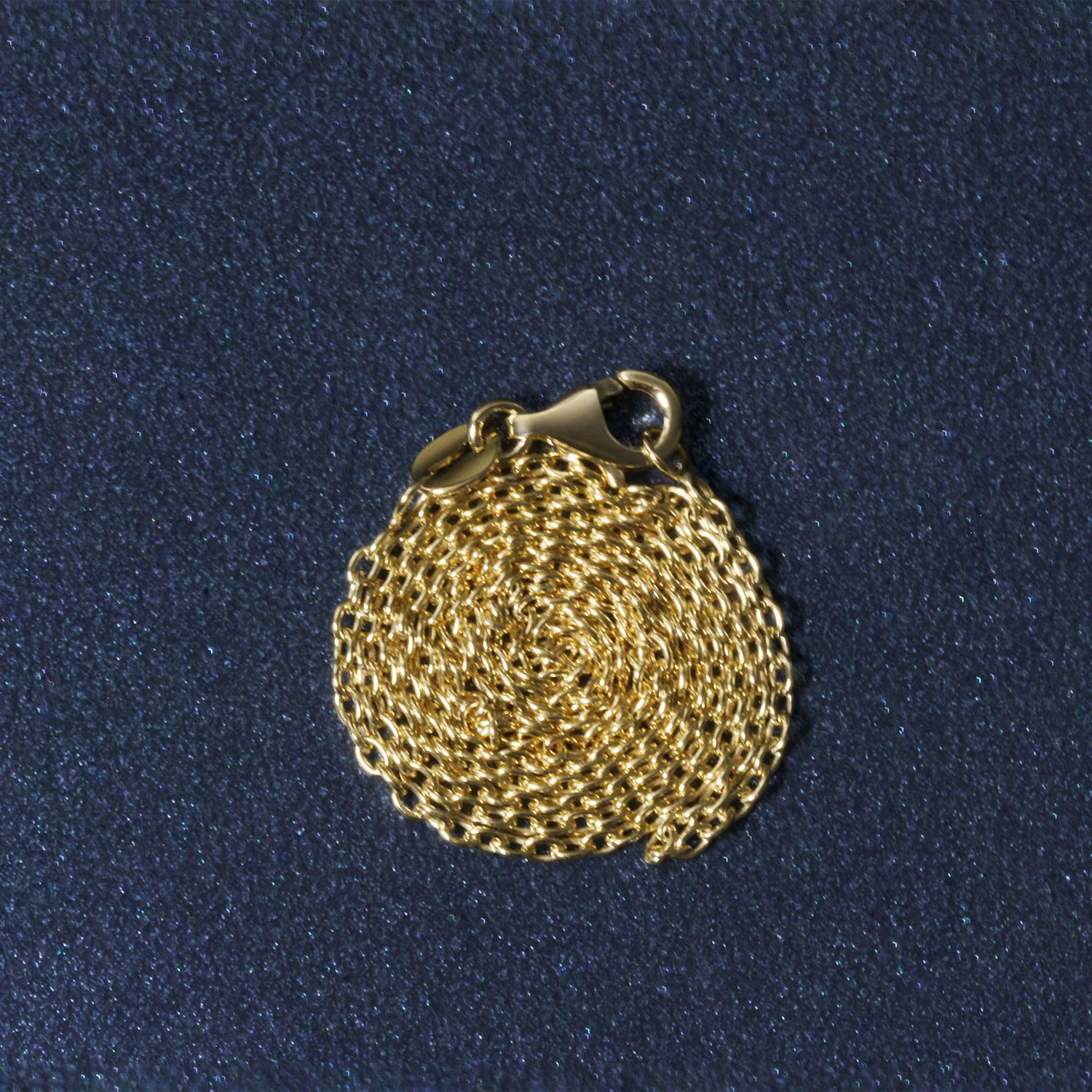 14k Yellow Gold Round Cable Link Chain 1.5mm - Image 12
