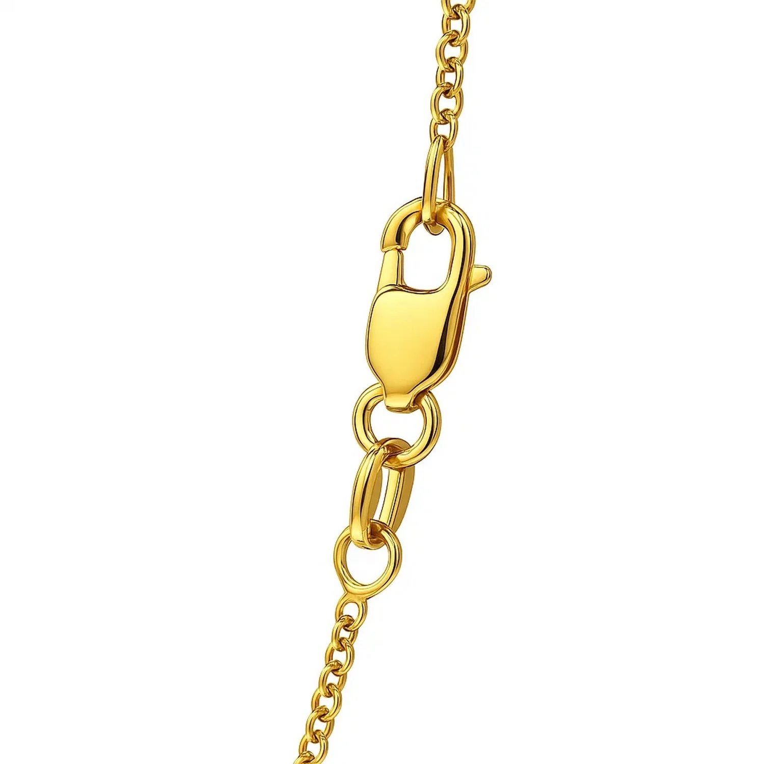14k Yellow Gold Round Cable Link Chain 1.5mm - Image 14