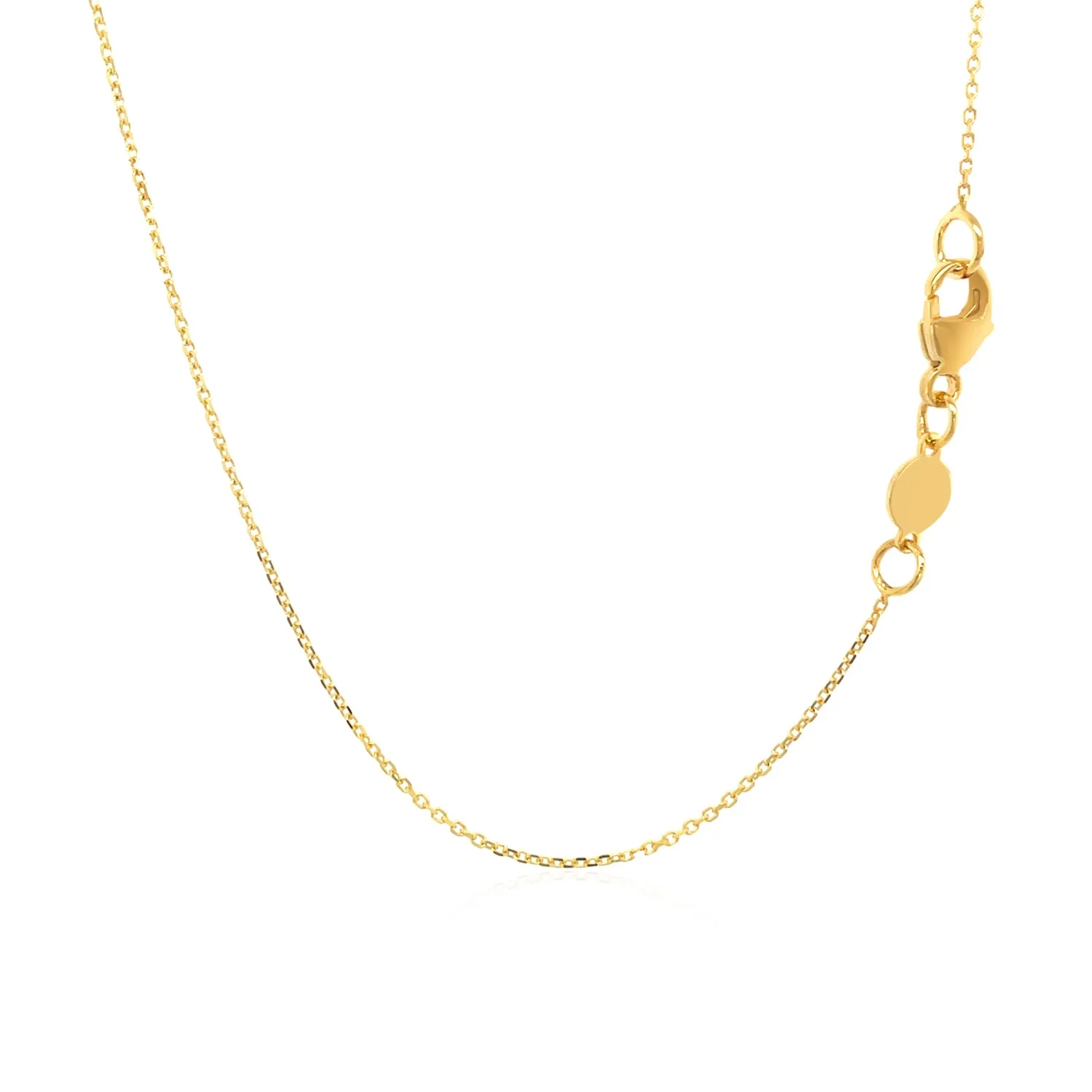 14k Yellow Gold Script LOVE Necklace - Image 13