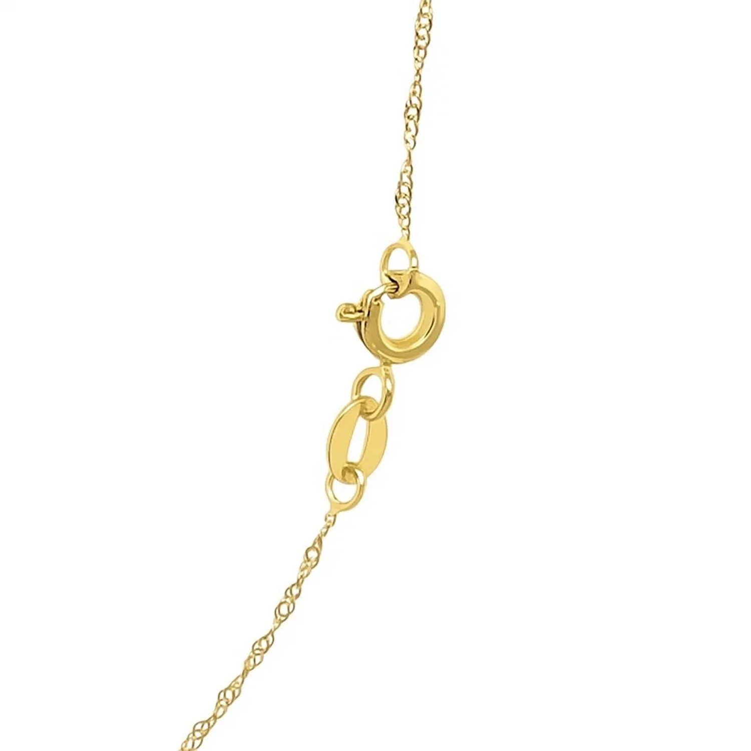 14k Yellow Gold Singapore Chain 0.6mm - Image 11