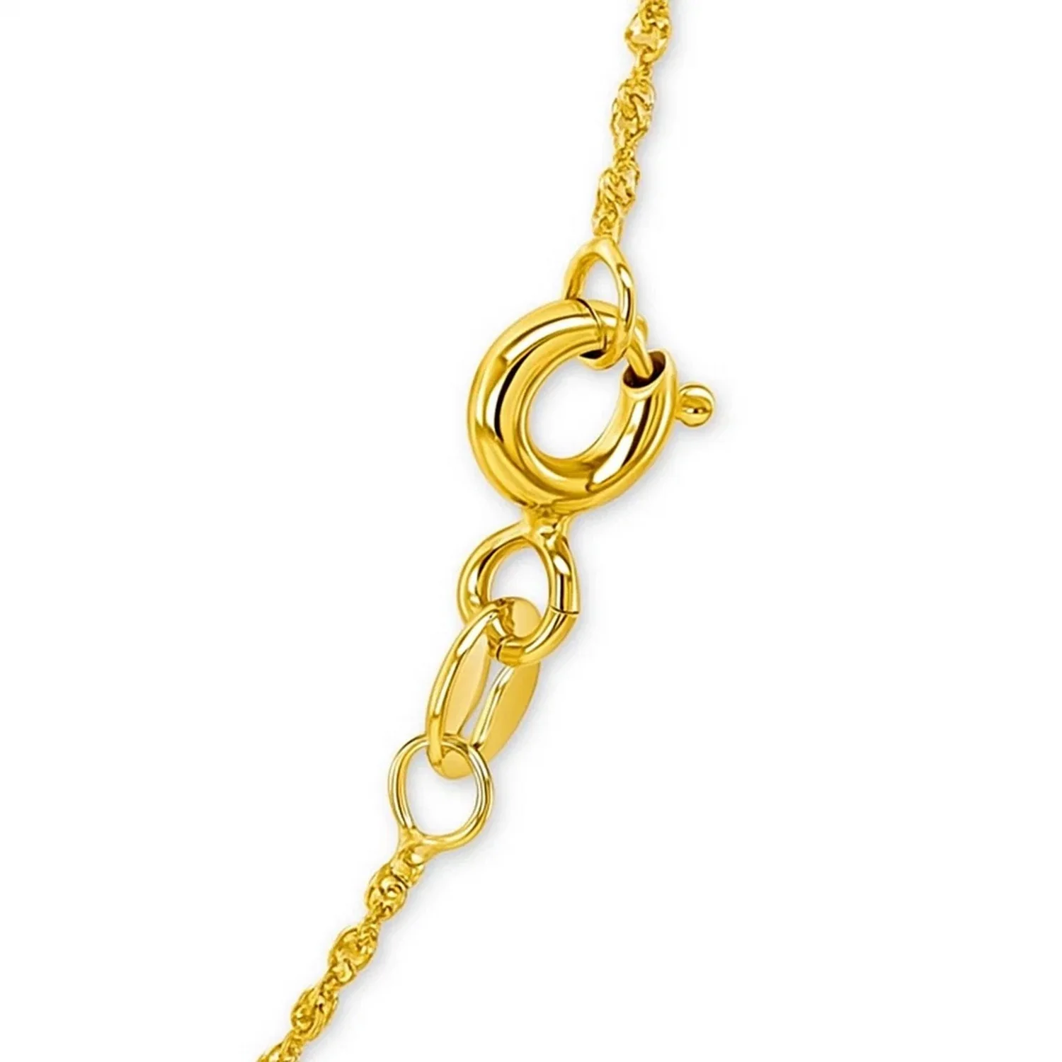 14k Yellow Gold Singapore Chain 1.0mm - Image 17