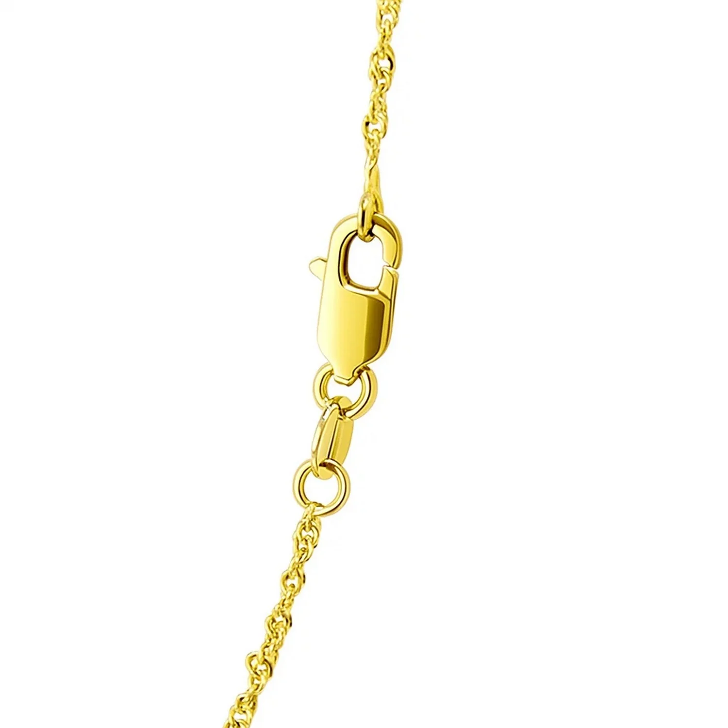 14k Yellow Gold Singapore Chain 1.5mm - Image 16