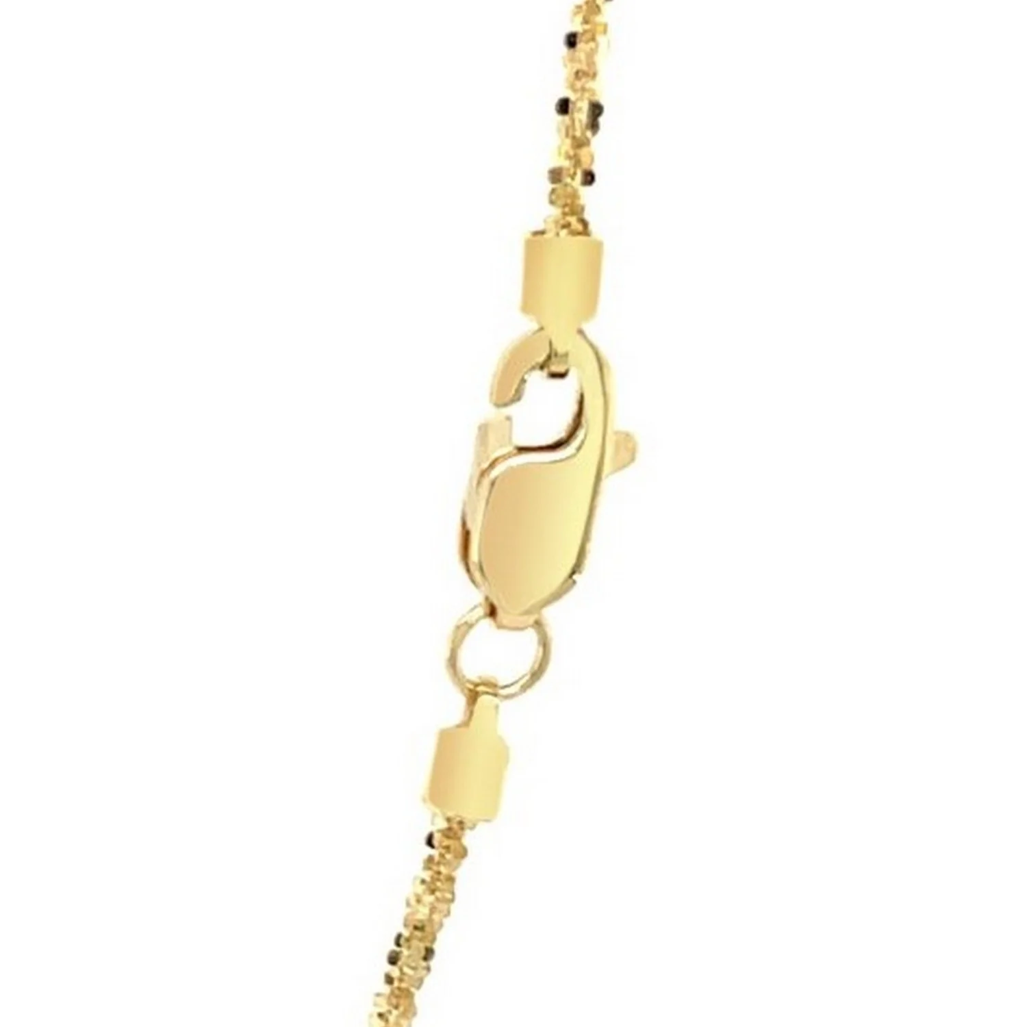 14k Yellow Gold Sparkle Chain 1.1mm - Image 8