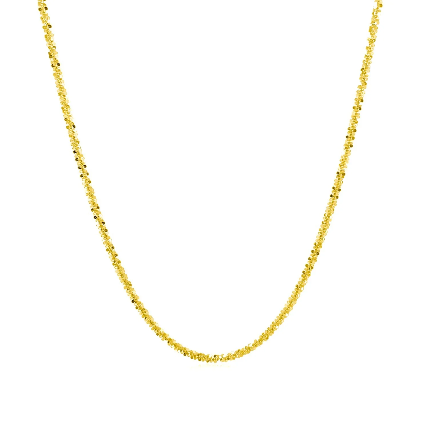 14k Yellow Gold Sparkle Chain 1.5mm - Image 11