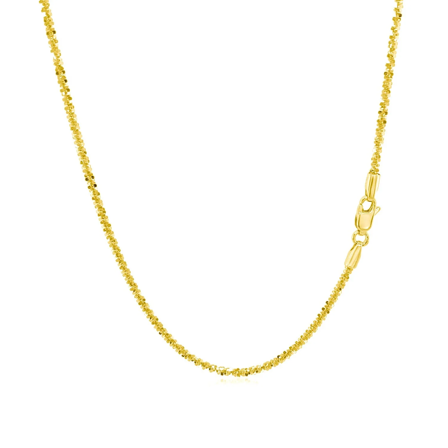 14k Yellow Gold Sparkle Chain 1.5mm - Image 18