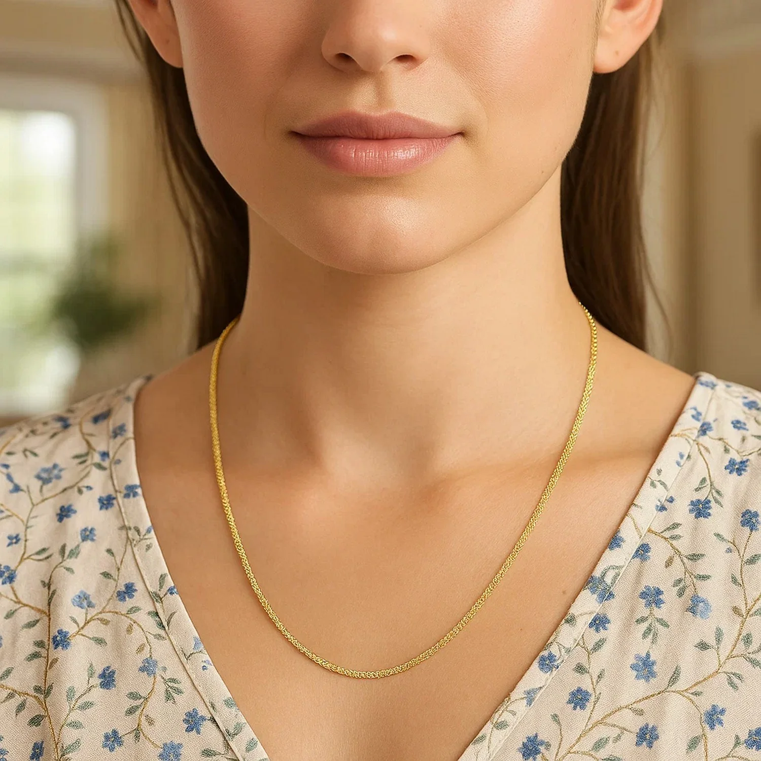 14k Yellow Gold Sparkle Chain 1.5mm - Image 21