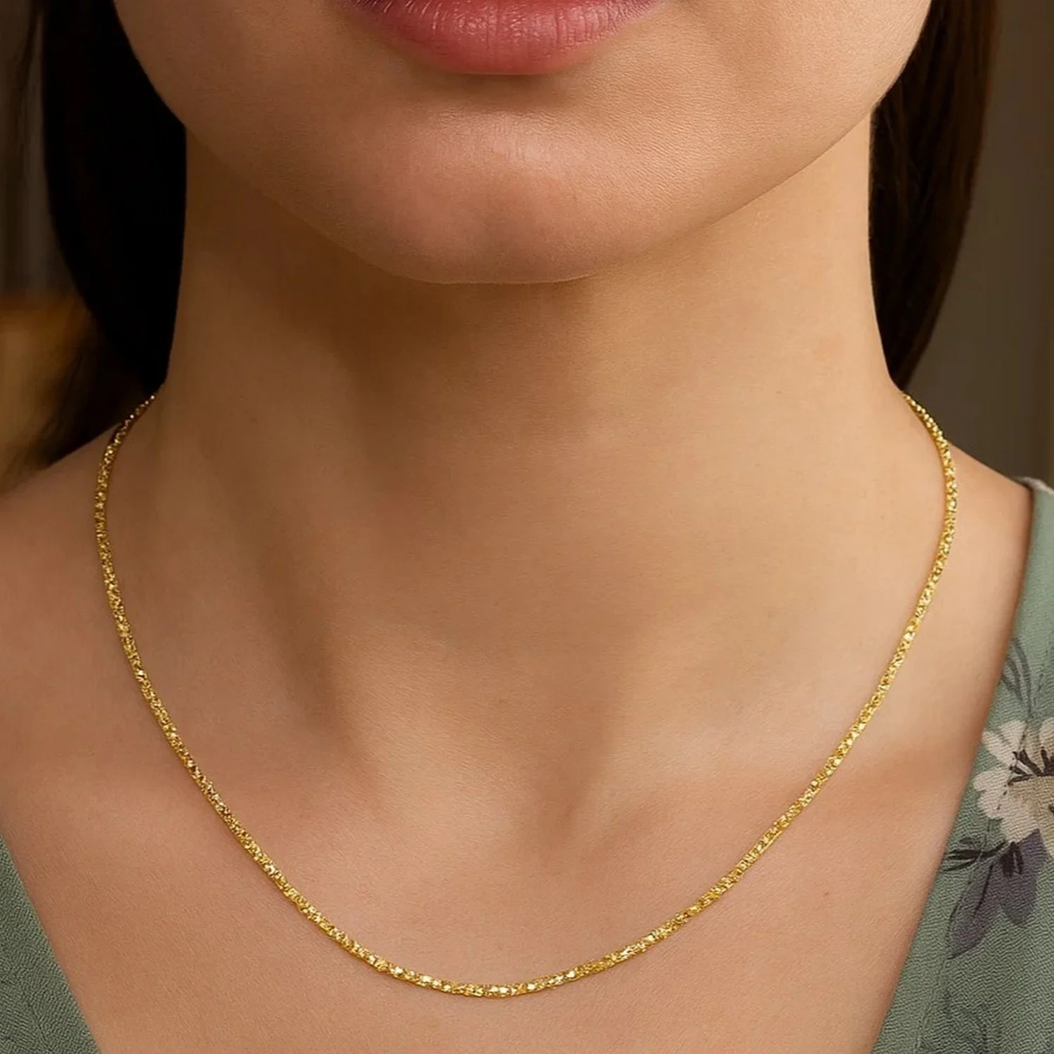 14k Yellow Gold Sparkle Chain 1.5mm - Image 26