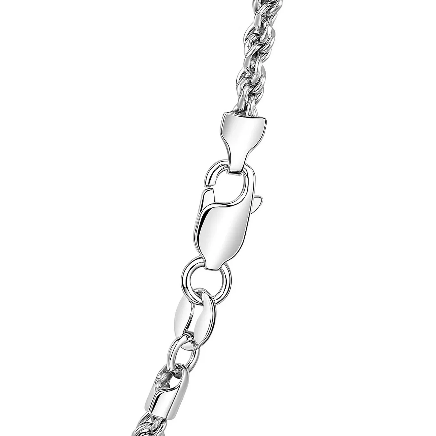 2.0mm 14k White Gold Light Rope Chain - Image 28