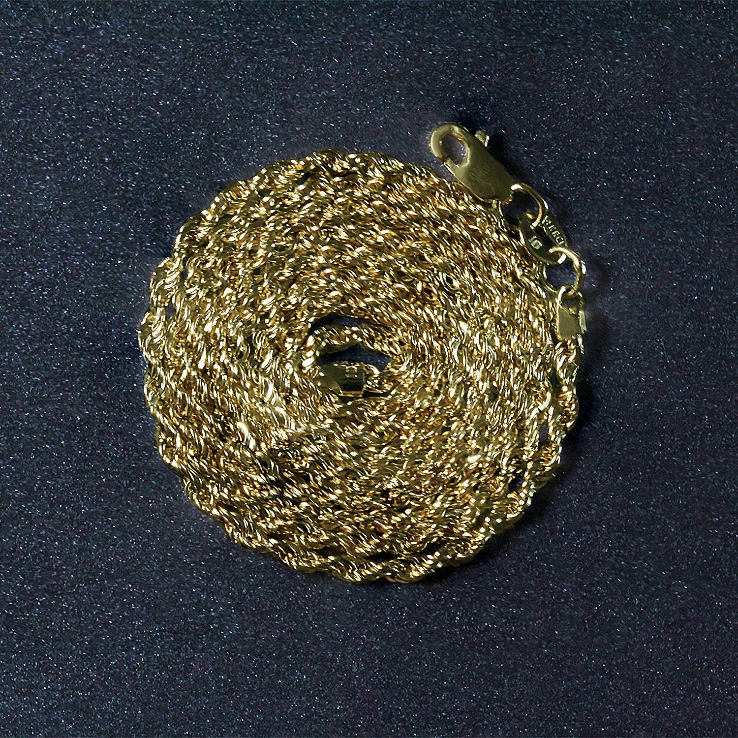 2.0mm 14k Yellow Gold Light Rope Chain - Image 11