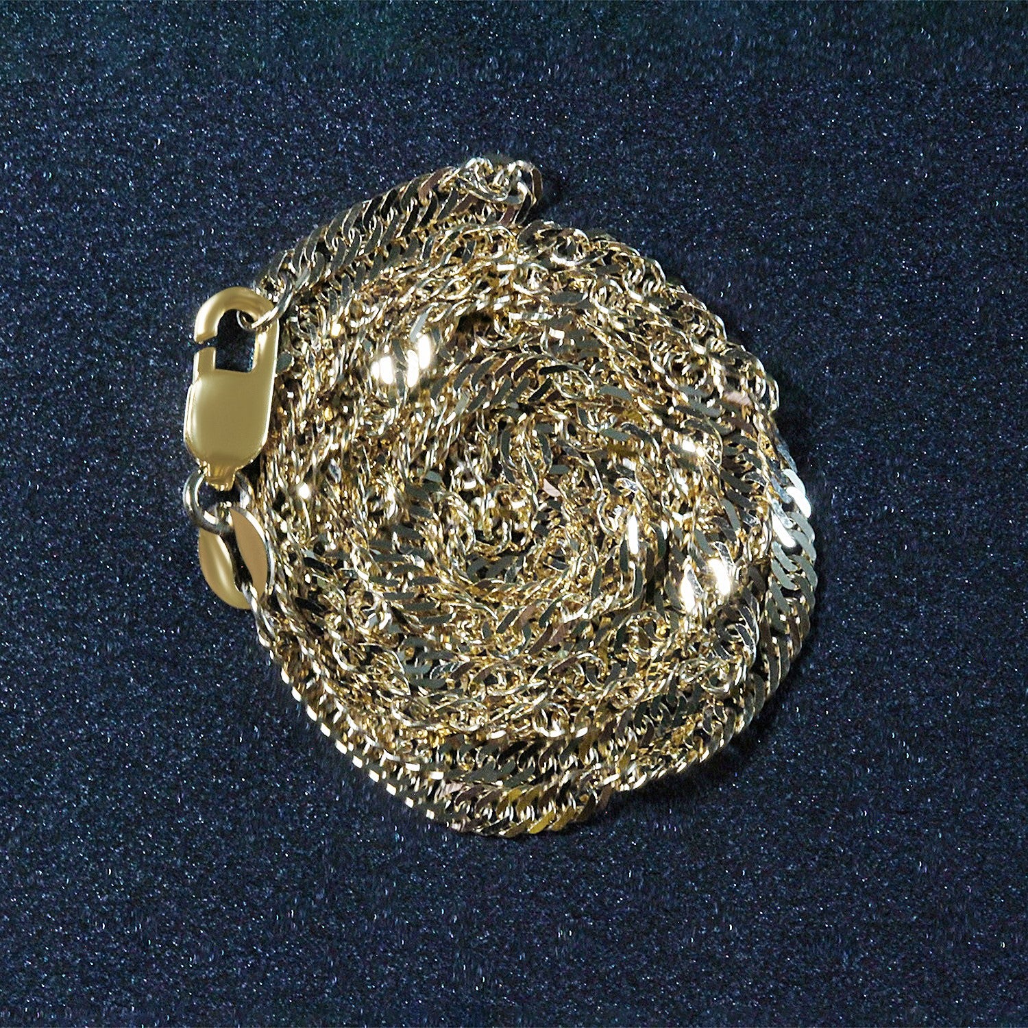 2.1mm 14k Yellow Gold Singapore Chain - Image 4