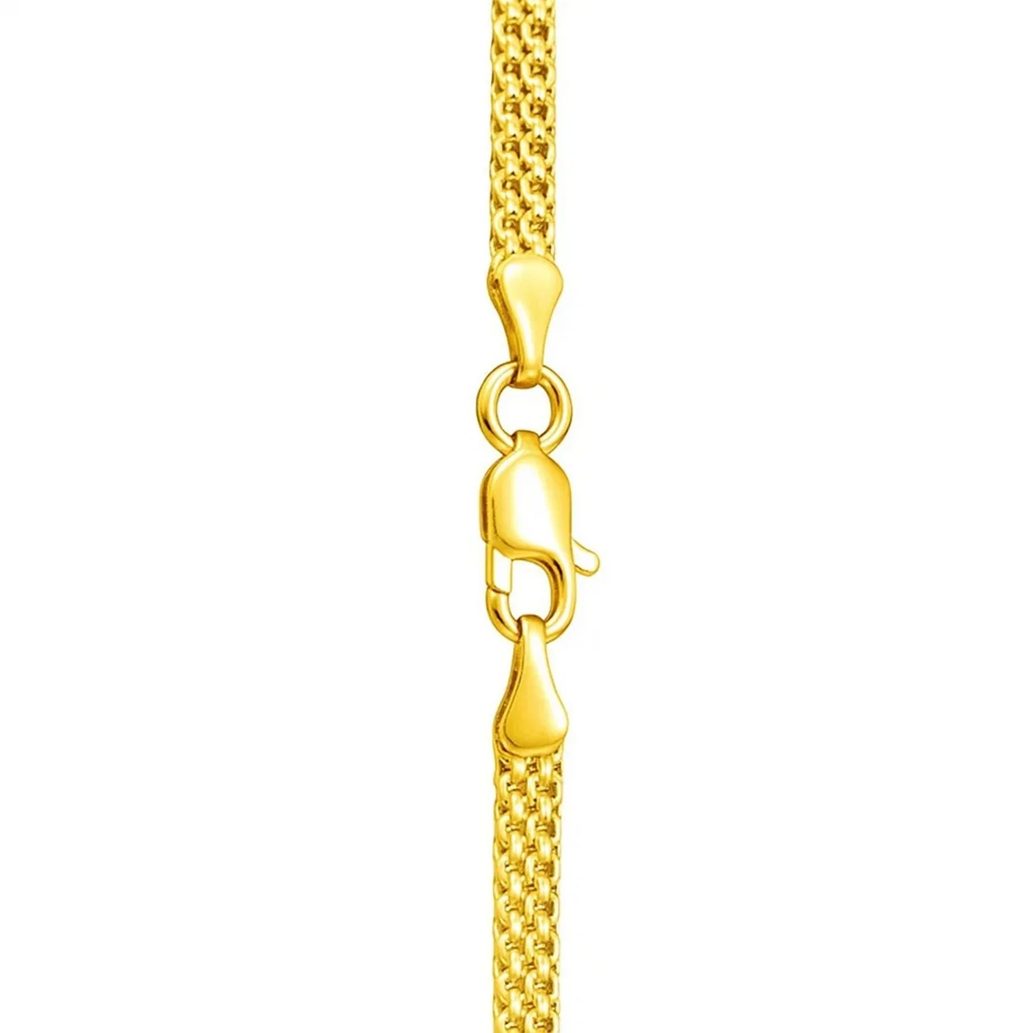 2.5mm 14k Yellow Gold Bismark Chain - Image 17