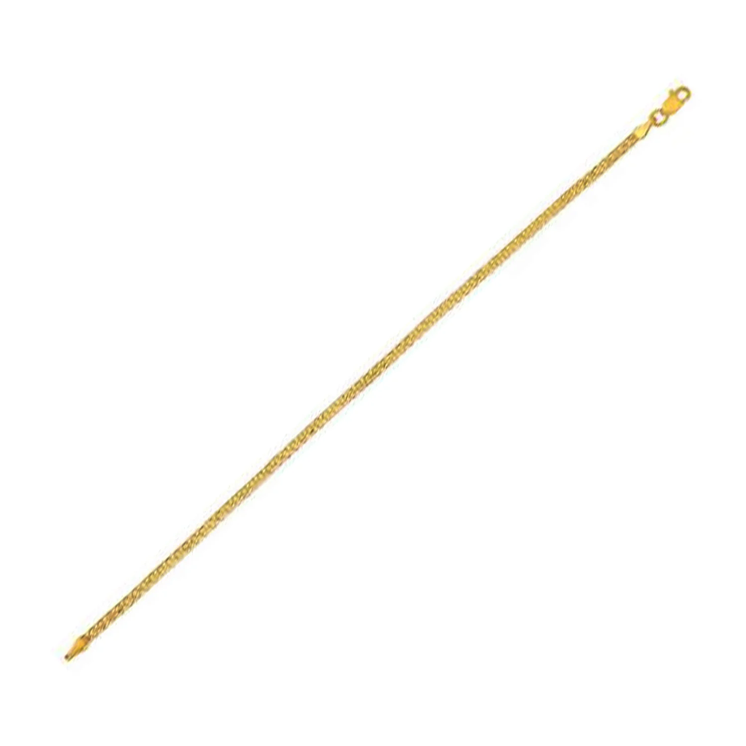 2.5mm 14k Yellow Gold Bismark Chain - Image 2