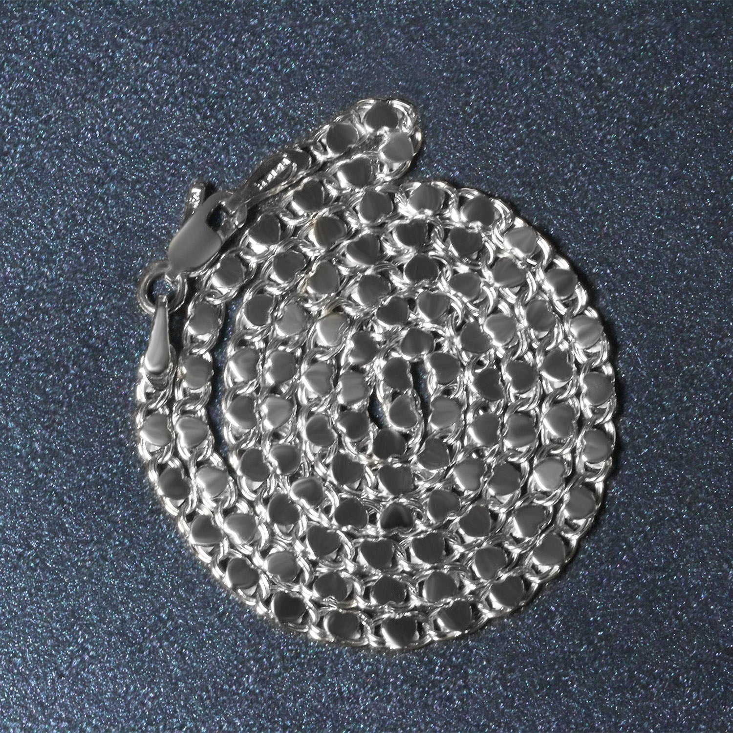 2.9mm 14k White Gold Heart Chain - Image 17