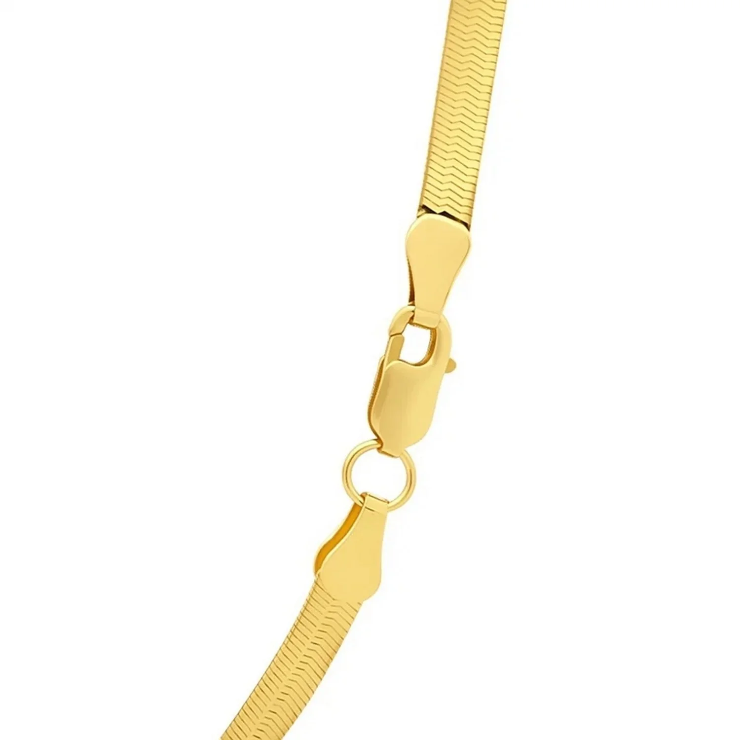 3.0mm 14k Yellow Gold Super Flex Herringbone Chain - Image 29