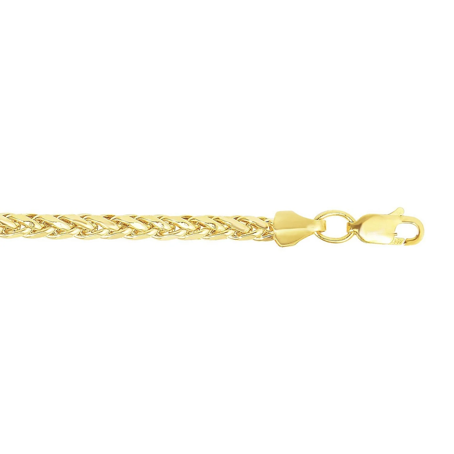 3.15mm 14k Yellow Gold Diamond Cut Round Franco Chain - Image 18