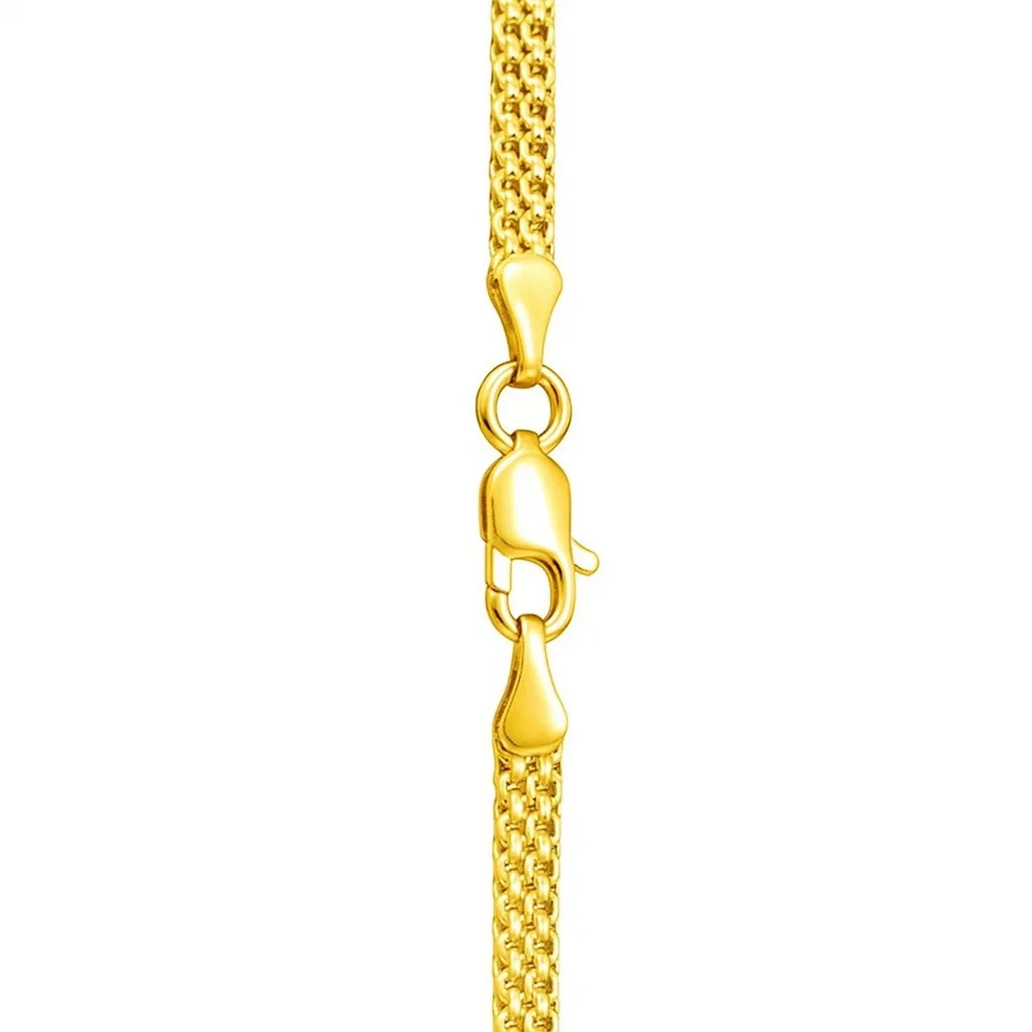 3.5mm 14k Yellow Gold Bismark Chain - Image 7