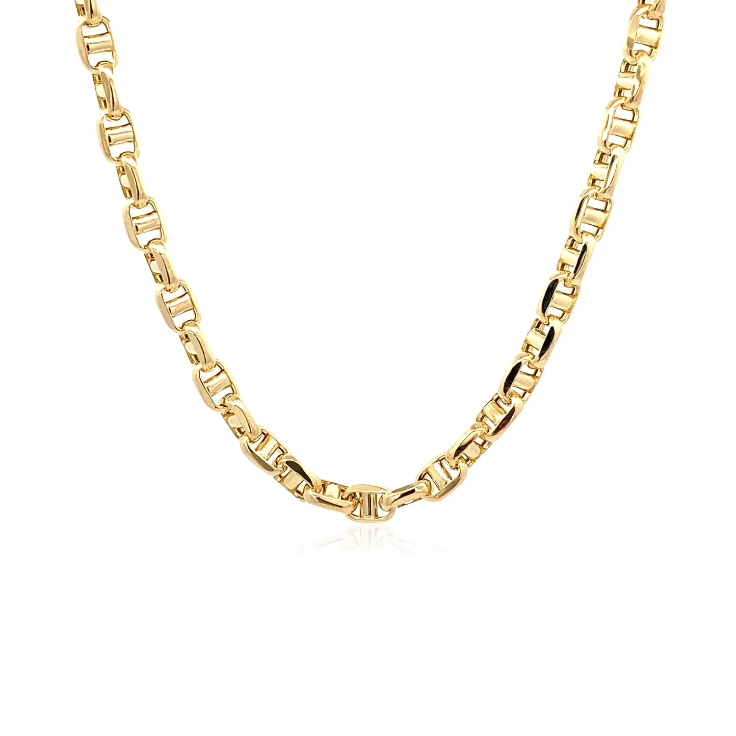 4.5mm 14k Yellow Gold Anchor Chain - Image 6