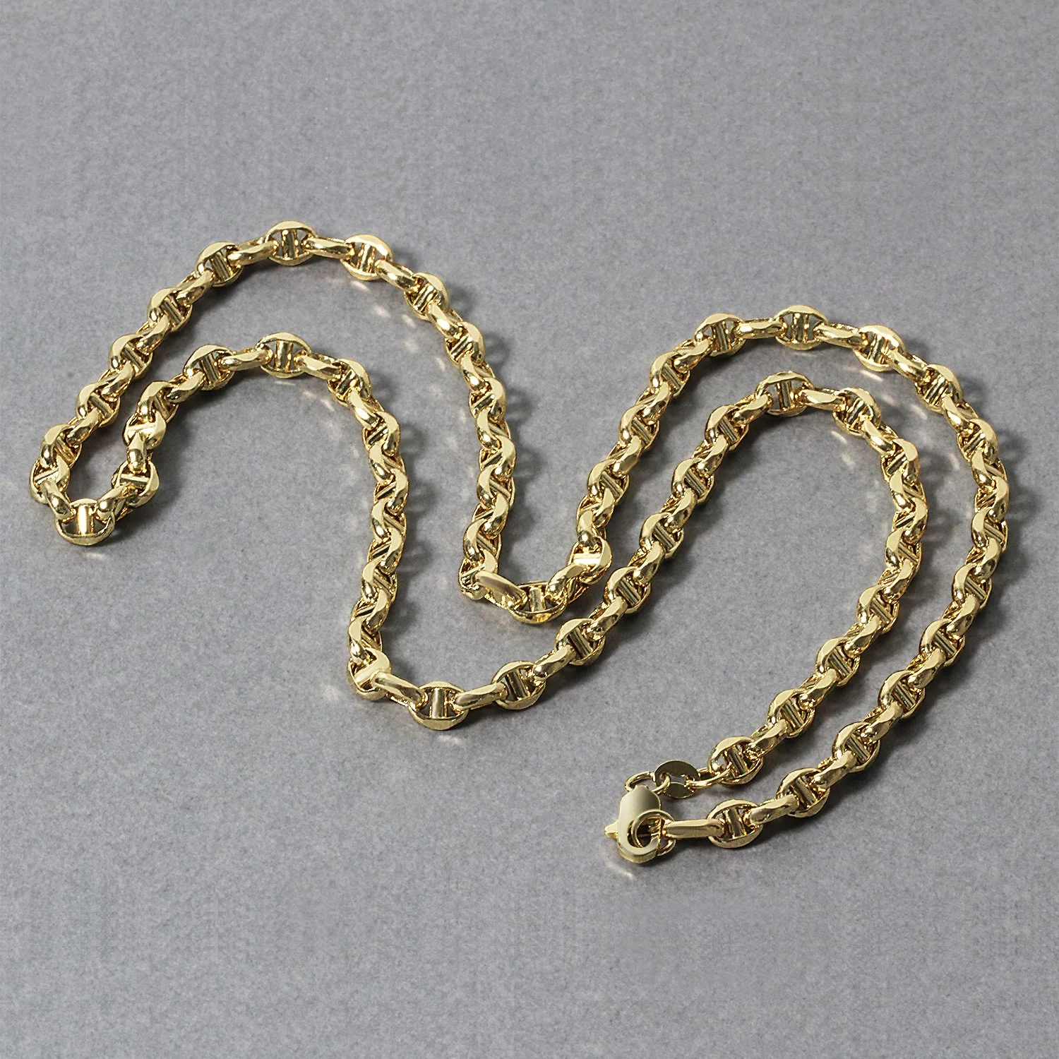 4.5mm 14k Yellow Gold Anchor Chain - Image 9