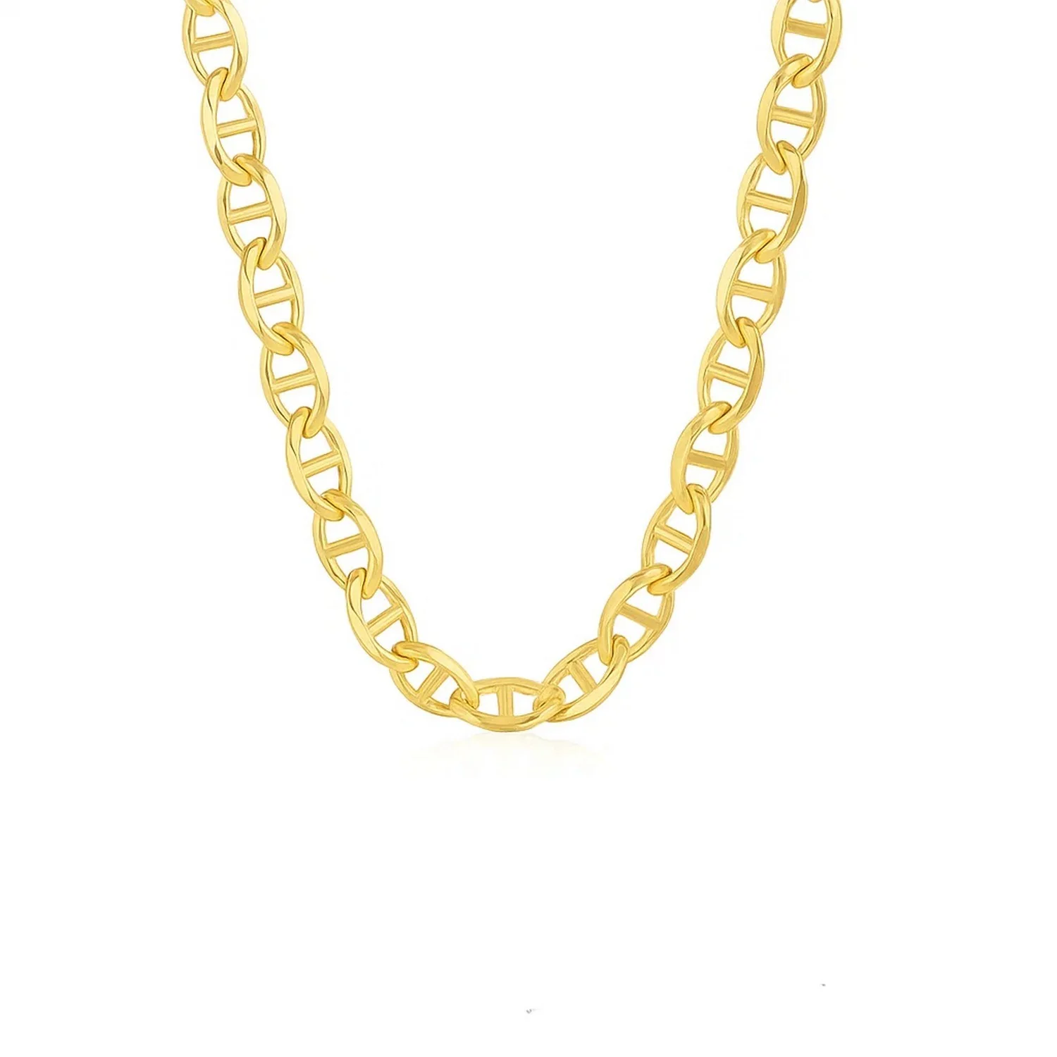 4.5mm 14k Yellow Gold Mariner Link Chain - Image 3