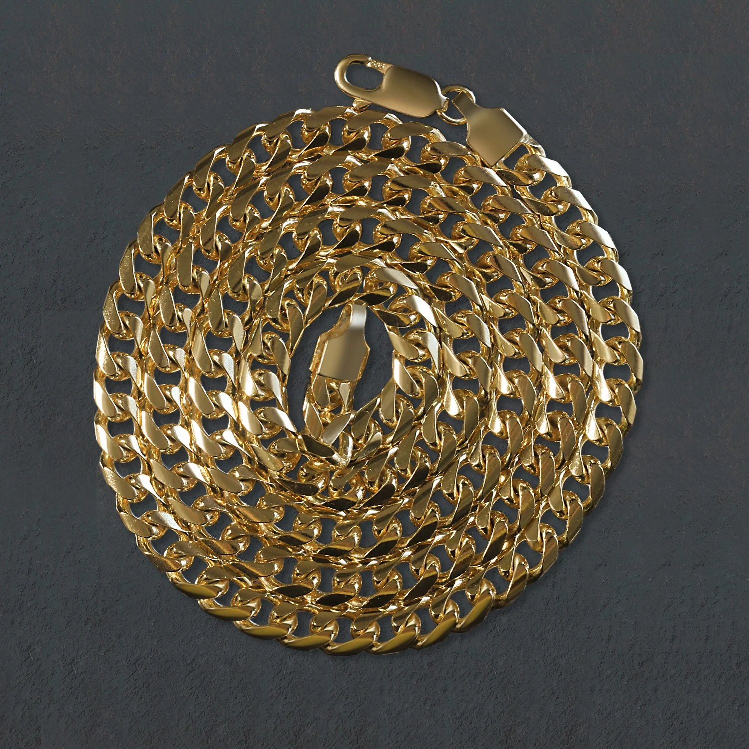 6.5mm 14k Yellow Gold Lite Figaro Chain - Image 6