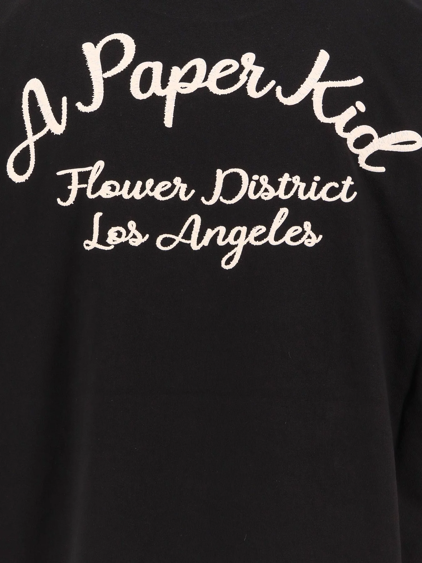 A Paper Kid Cotton T-Shirt With Logo Embroidery - Image 3