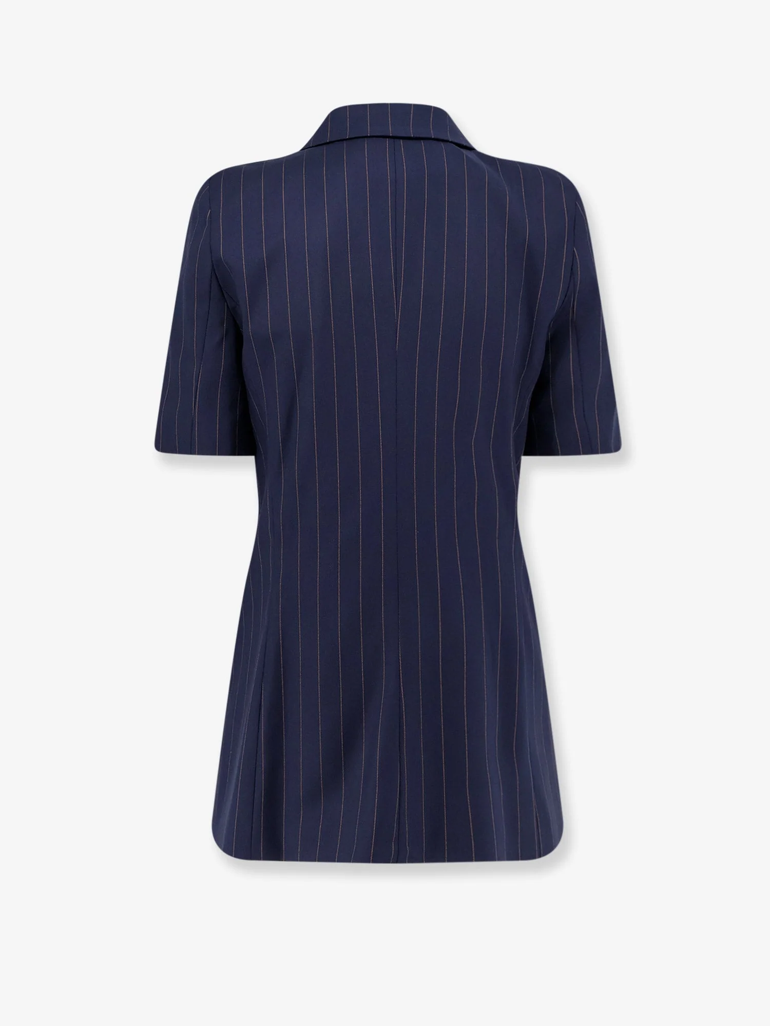 Actualee Double-Breasted Pinstriped Blazer - Image 5