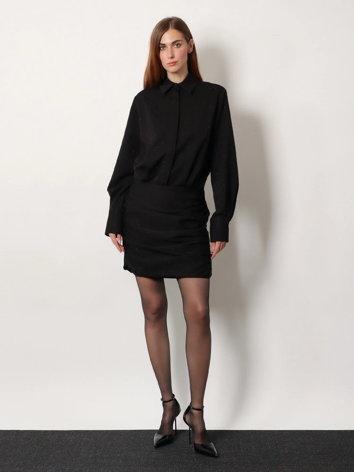 Actualee Dress With All-Over Rhinestones - Image 2