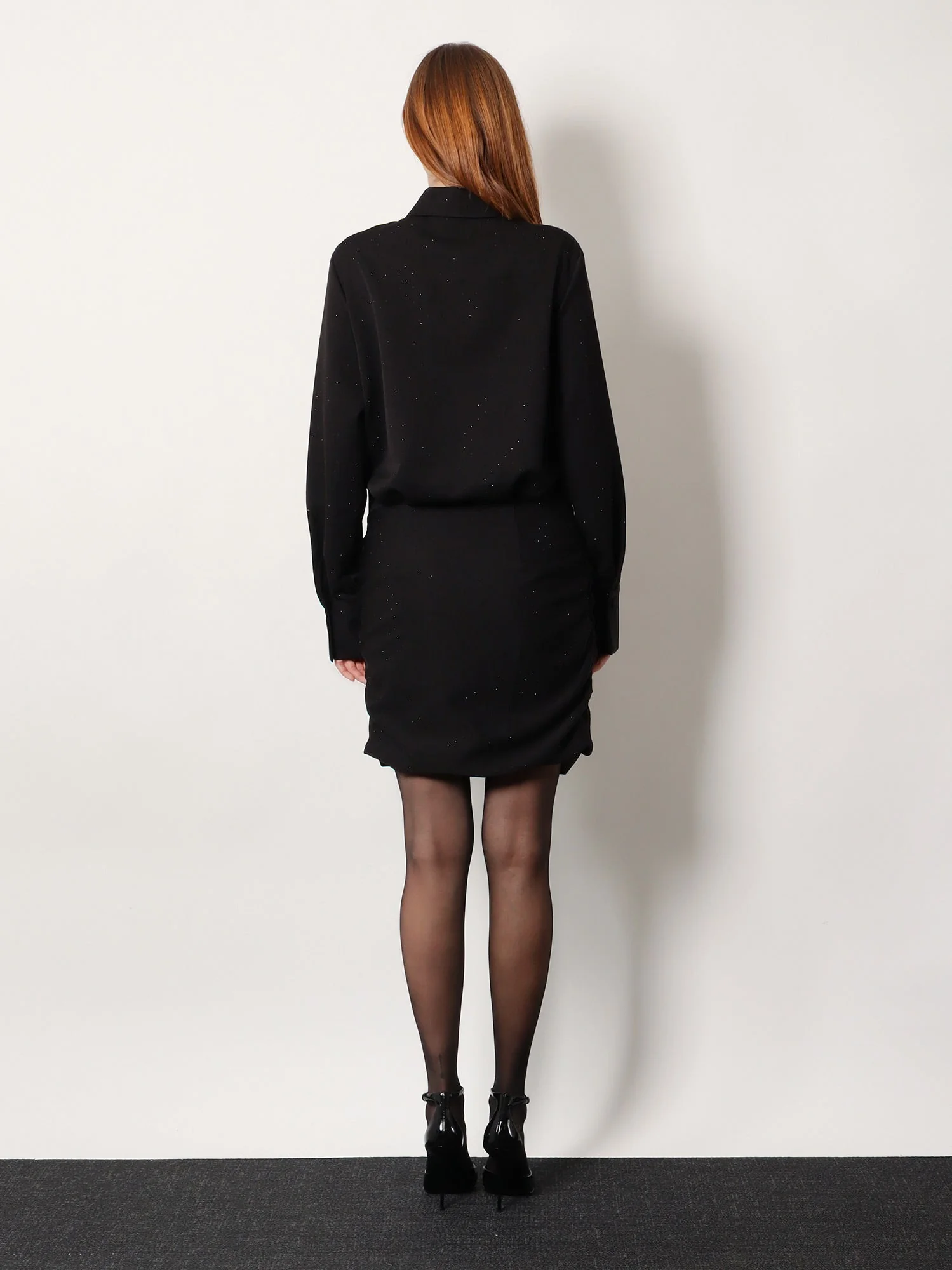 Actualee Dress With All-Over Rhinestones - Image 3