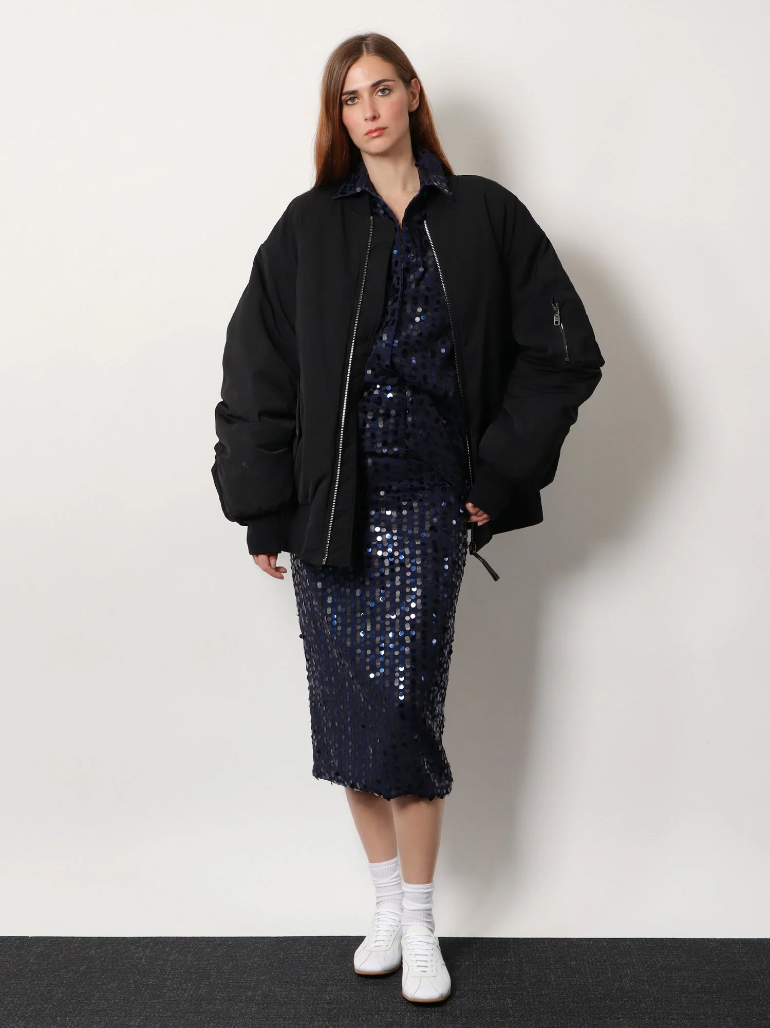 Actualee Midi Skirt With Sequins - Image 2