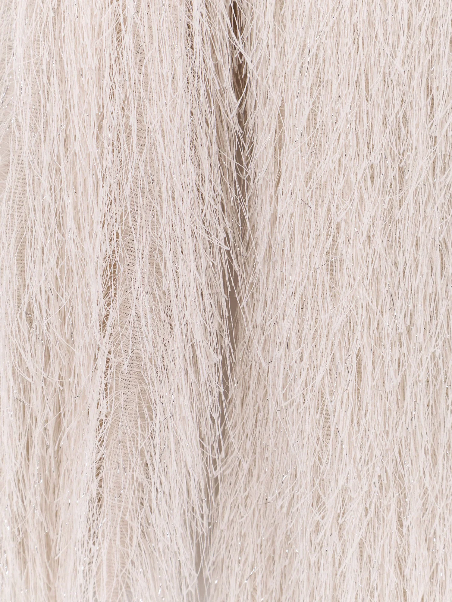 Actualee Short Lurex Dress With Fringes - Image 5