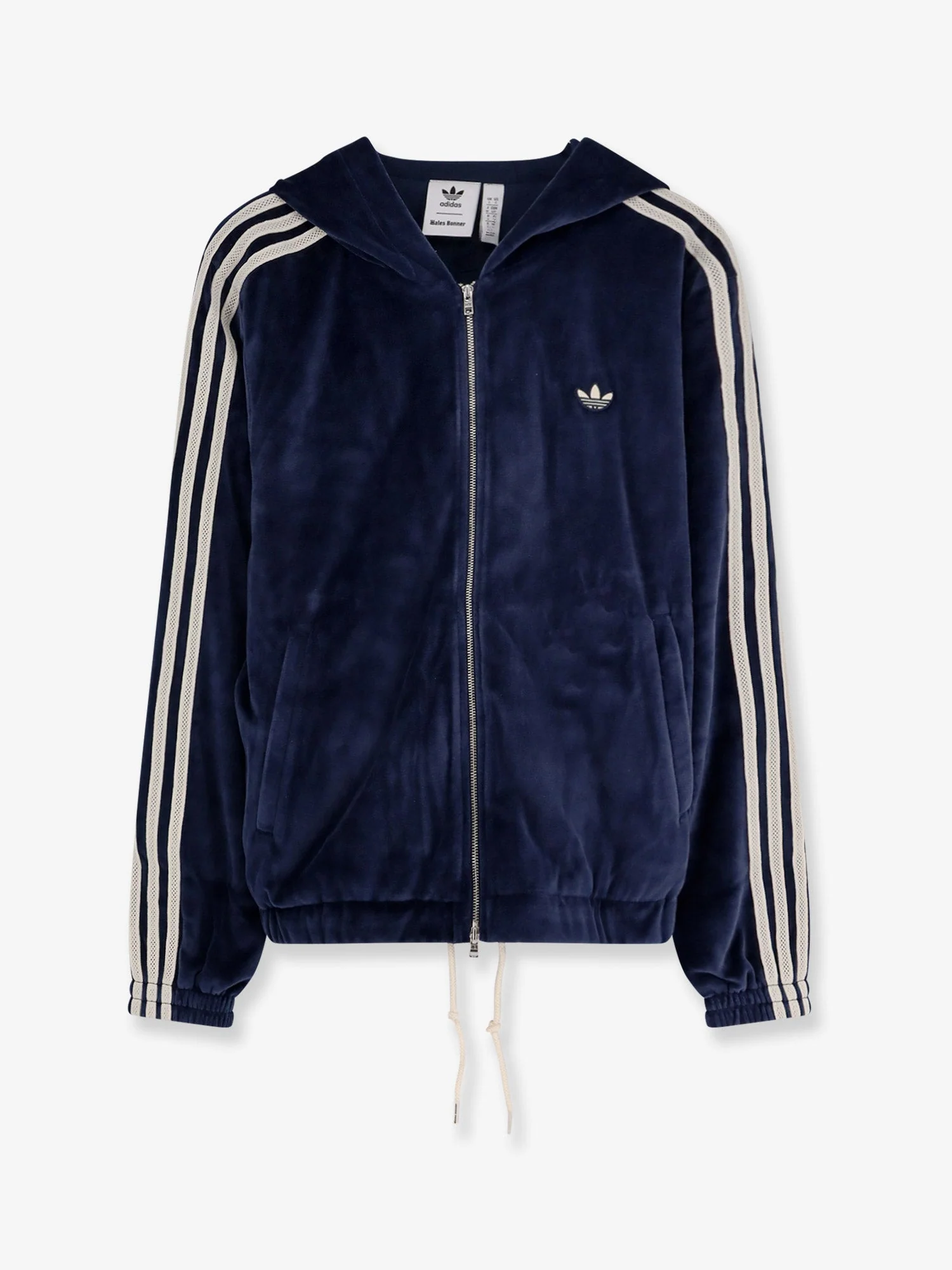 Adidas X Wales Bonner Chenille Sweatshirt With Iconic Side Stripes